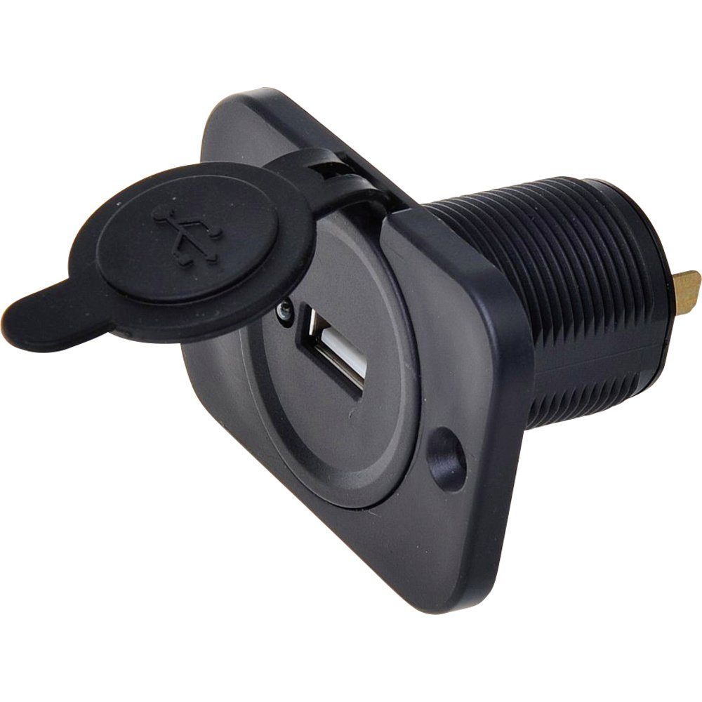 Kfz-Relais IWH USB Einbau-Steckdose 12/24 Volt 2100mA Belastbarkeit Strom max.=2.