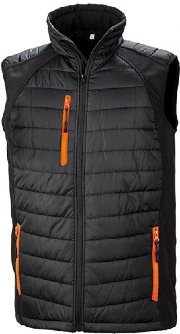 Funktionsweste Herren Black Compass Softshell Gilet