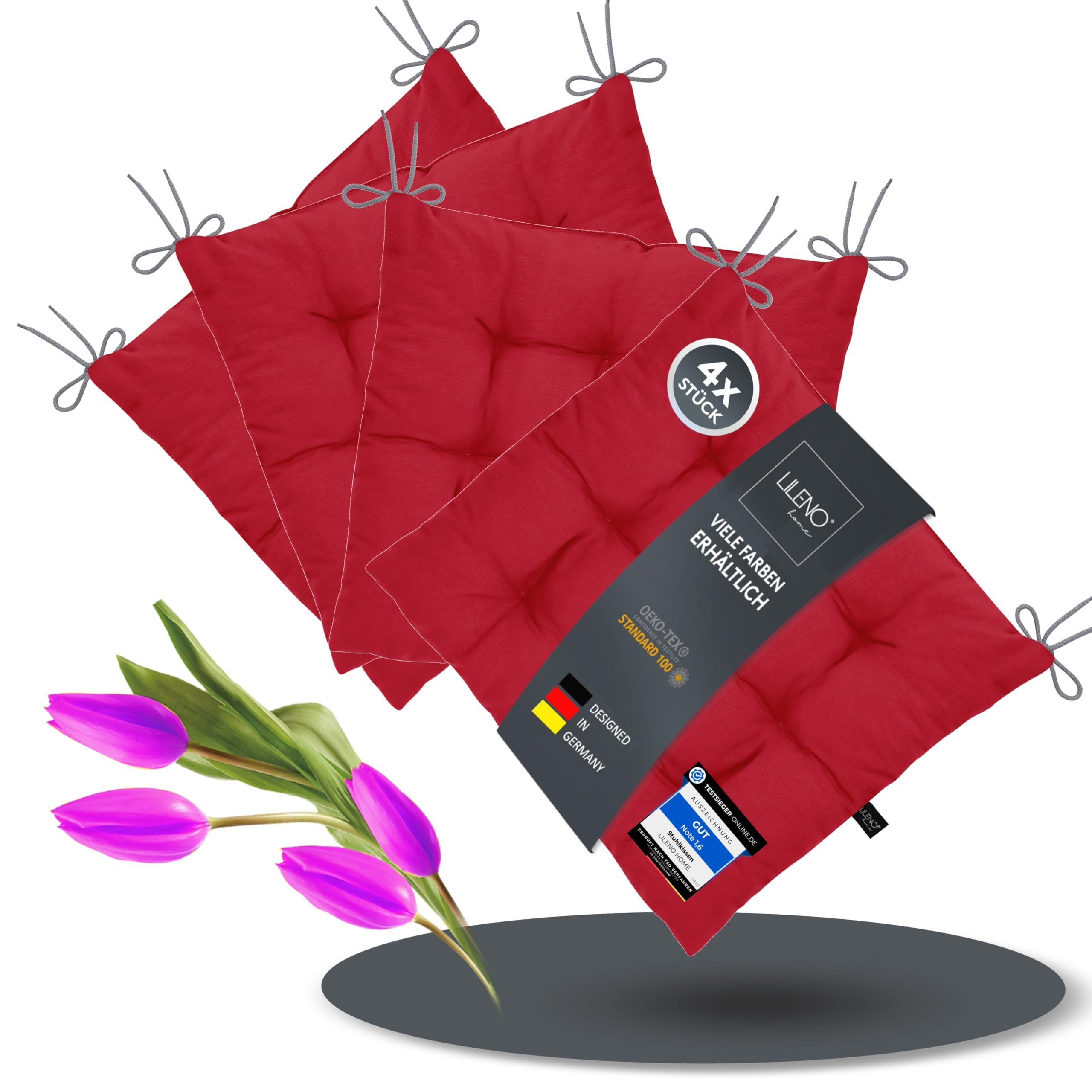LILENO HOME Stuhlkissen Sitzkissen für Gartenstuhl, günstig online kaufen