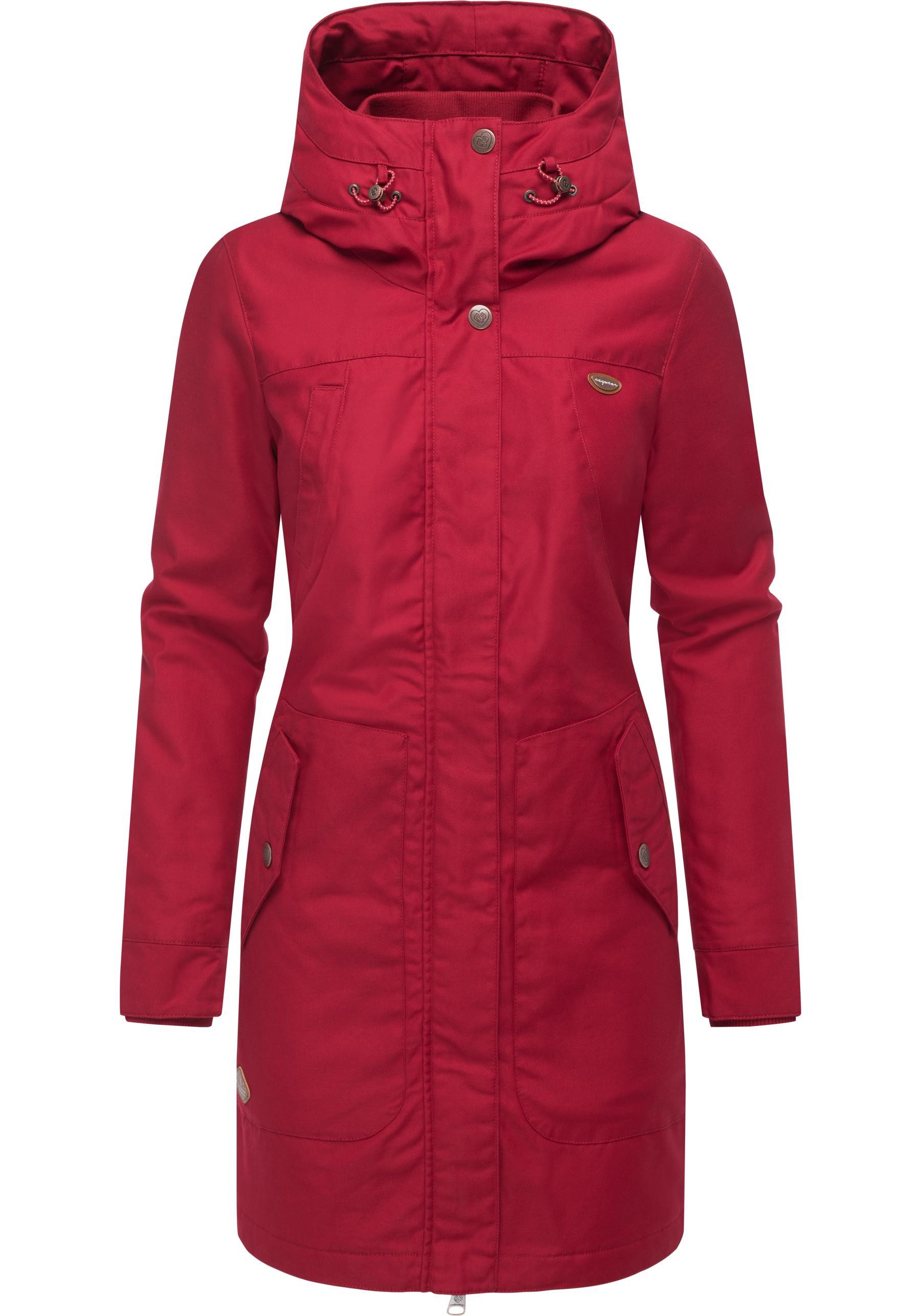 Ragwear Wintermantel Jannisa stylischer Damen Winterparka mit Kapuze günstig online kaufen