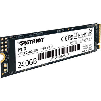 Patriot P310 240 GB SSD-Festplatte (240 GB) Steckkarte"