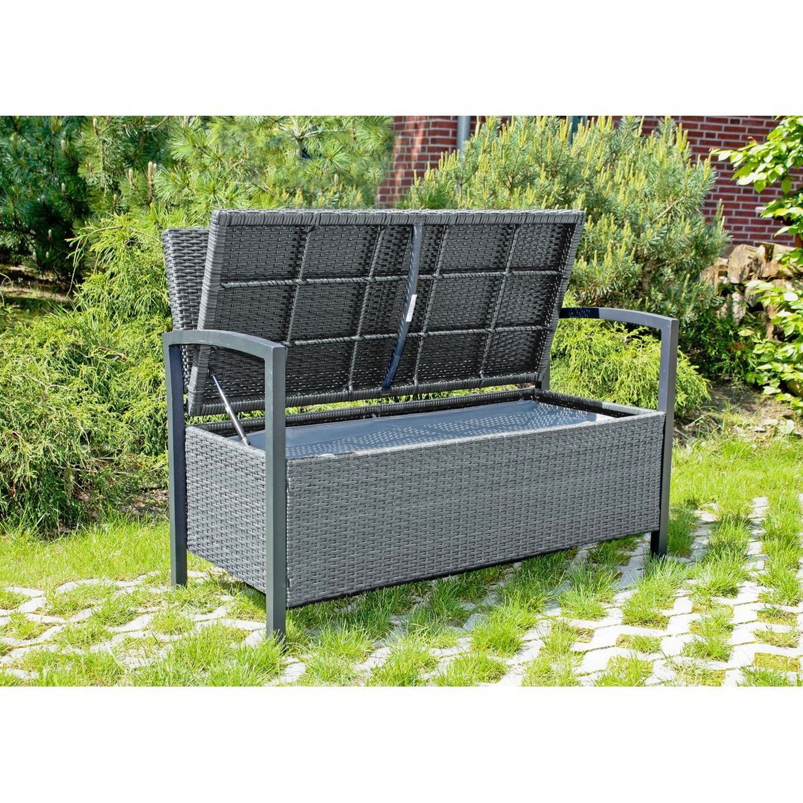 GartenHero Gartenbank Gartenbank mit Truhe Truhenbank günstig online kaufen