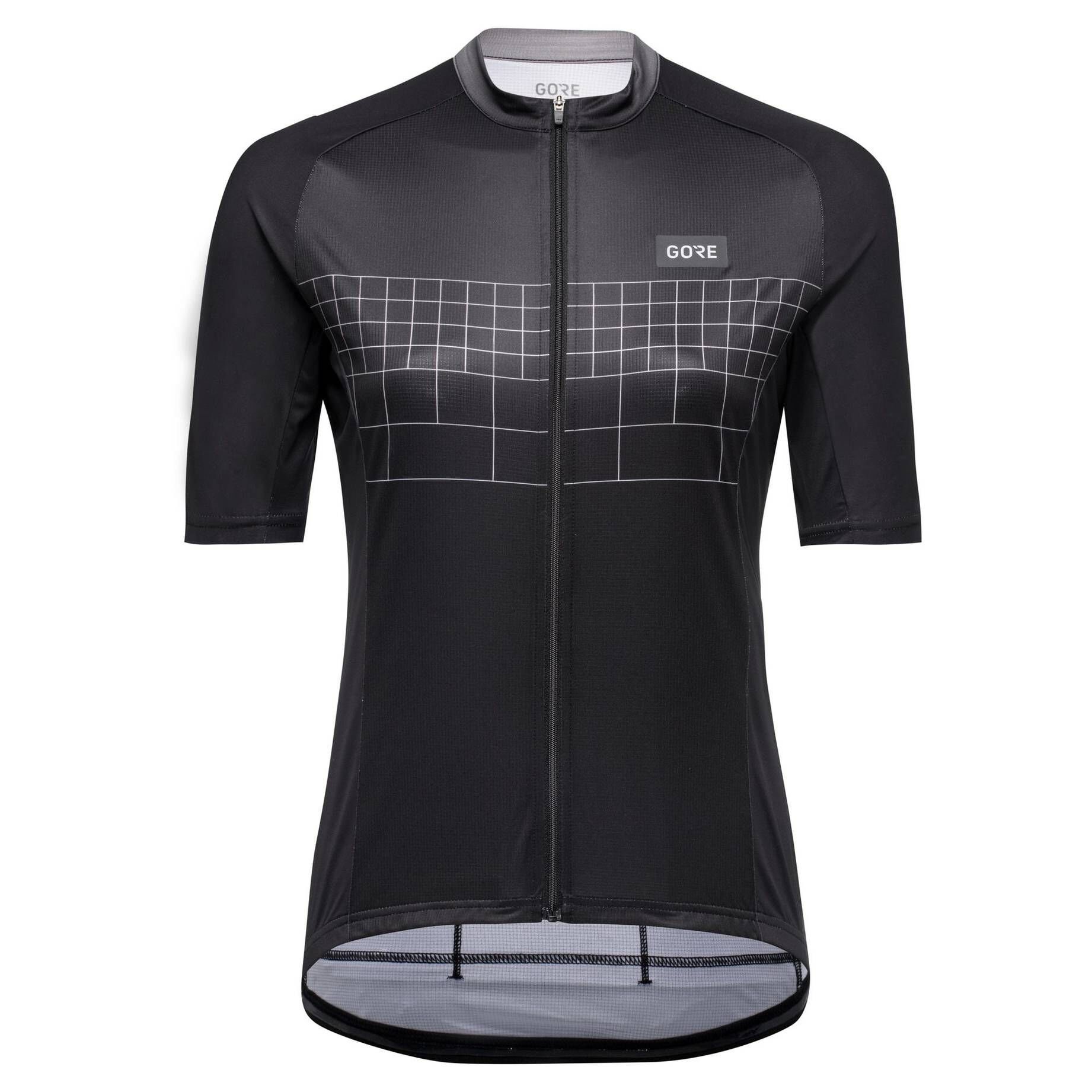 Wear FADE 2.0 Damen GORE® Trikot schwarz/grau GRID (718) Radtrikot