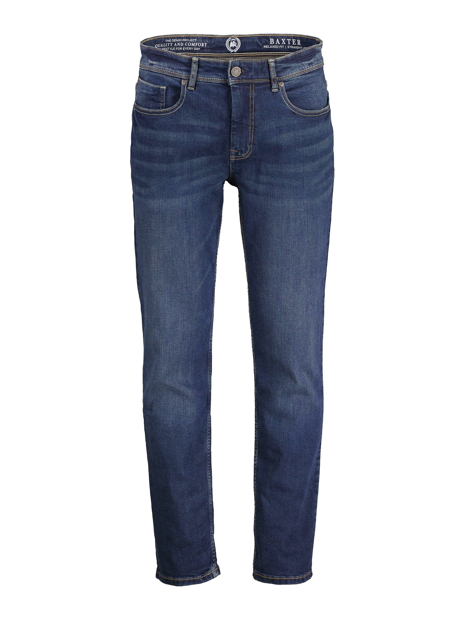 LERROS Relaxhose Baxter Relaxed Fit Jeans – Bequemer Stretch 5-Pocket Denim Bequeme Stretch-Jeans - pflegeleicht, ideal für Alltag & Freizeit