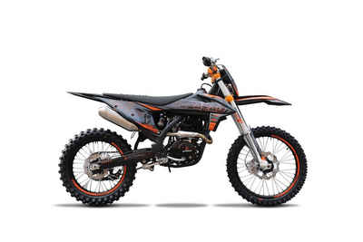 KXD Dirt-Bike 250ccm Alfarad X7 Dirtbike Vollsross Enduro Crossbike 21/18 Orange