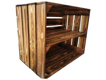 Teramico Holzkiste Schuhregal aus Holzkisten 50 x 40 x 30cm (4Stck), Aufbewahrungsbox
