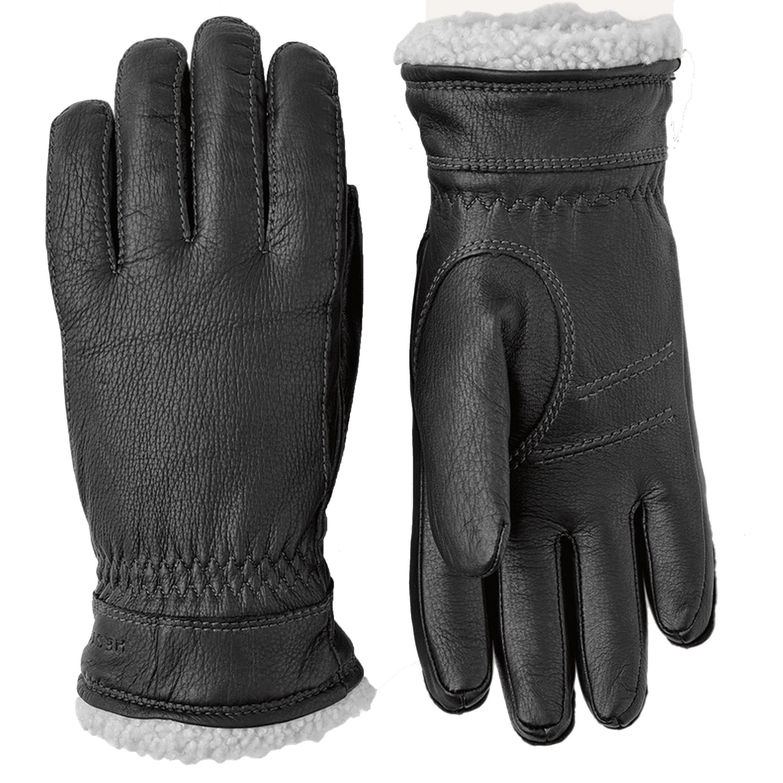 Hestra Lederhandschuhe HESTRA Deerskin Primaloft - Hirschleder-Winterhandschuhe Damen mit