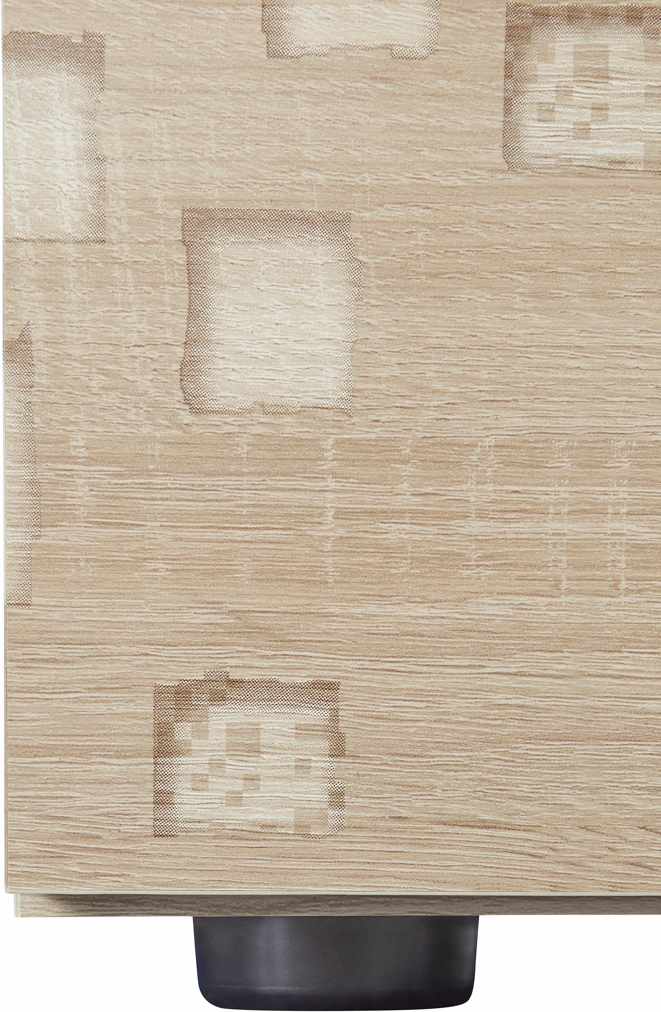 INOSIGN Sideboard Miro, Breite 181 cm mit dekorativem Siebdruck