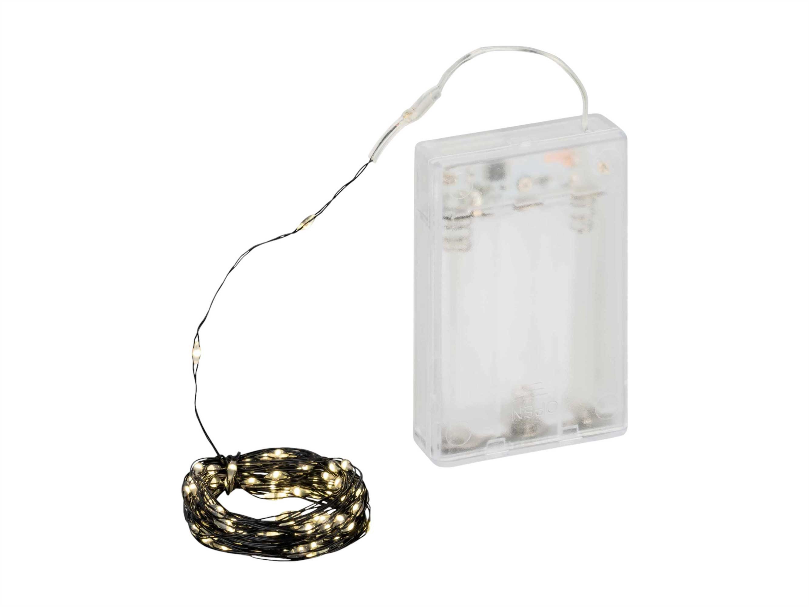 Coen Bakker Deco BV LED-Lichterkette LED Wire, Draht schwarz 4,95m 100 LED günstig online kaufen