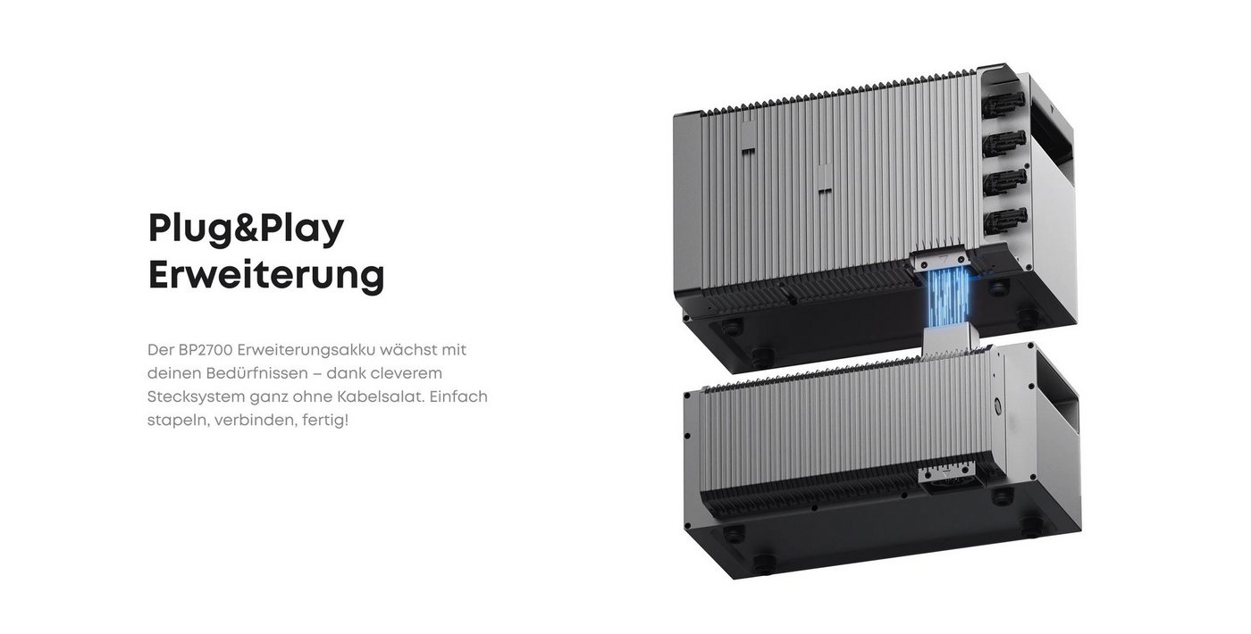 Thumbnail - Anker Balkonkraftwerk Anker SOLIX BP2700 Erweiterungsakku für Solix Solarbank 2 und 3, (Packung, 1-St., 1 Stück), LiFePO...
