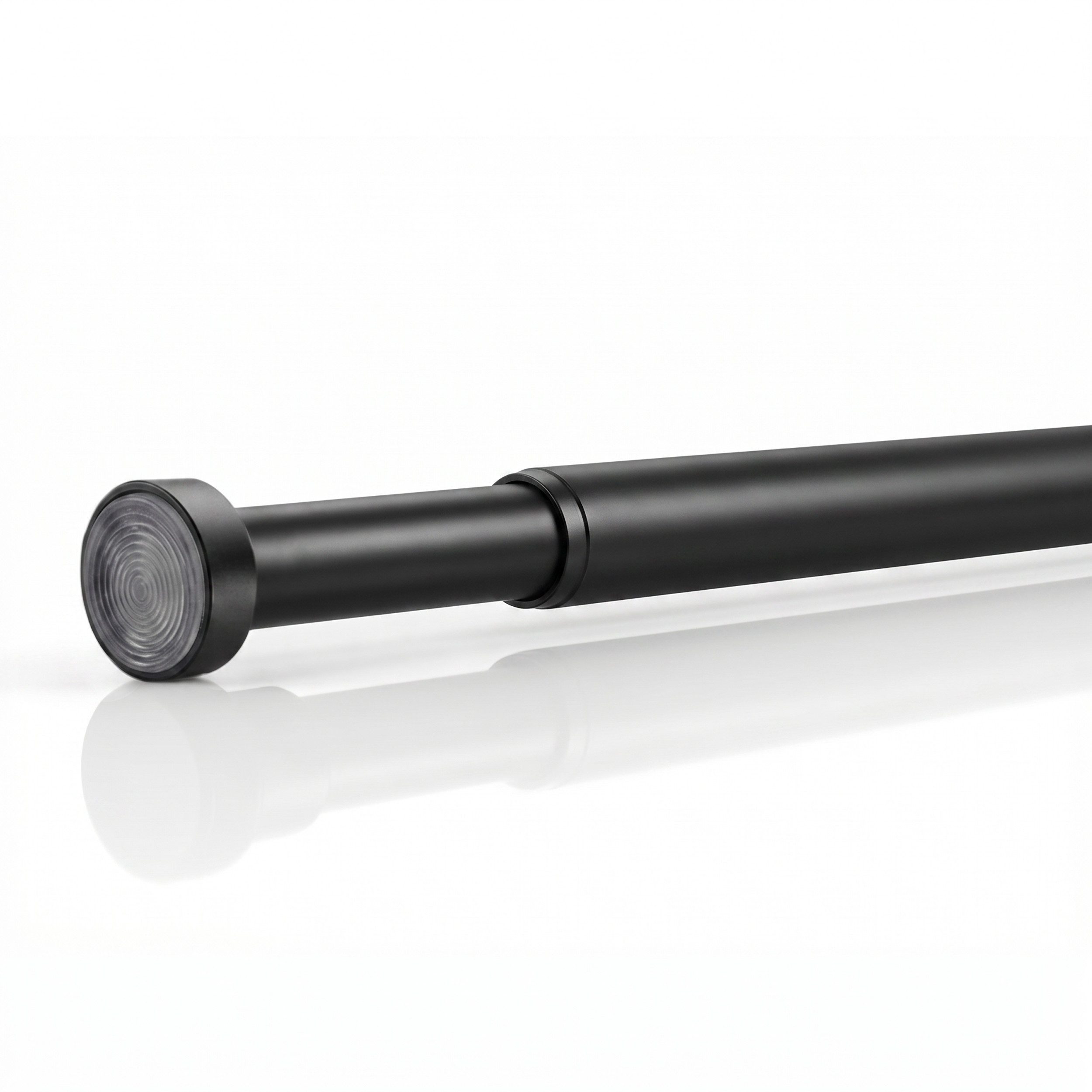Deco-Raum Duschvorhangstange X-press, Ø 19 mm, 1-läufig, ausdrehbar, ohne Bohren, geklemmt, Metall, flexibel einsetzbar