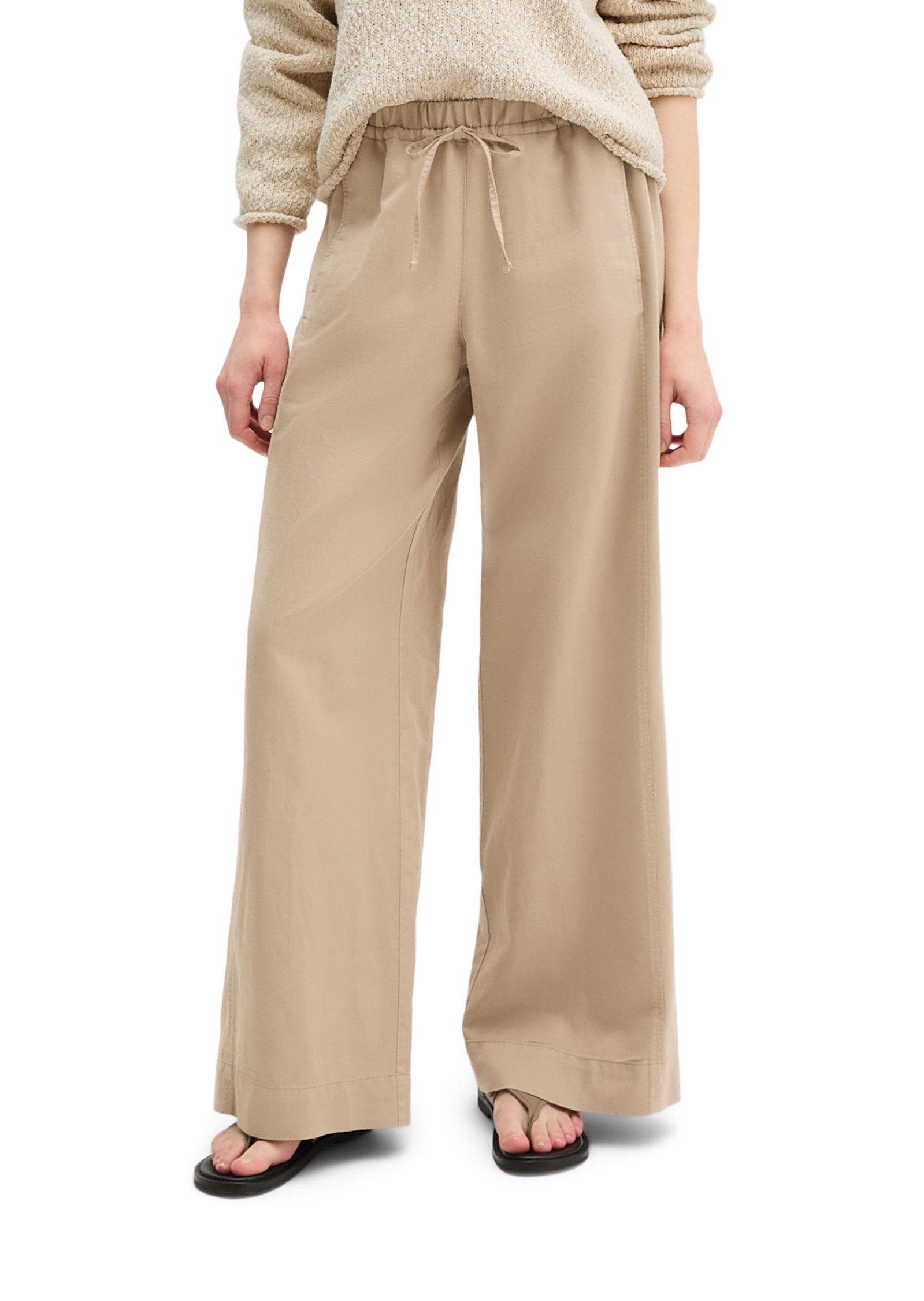 Marc O'Polo Chinohose aus Bio-Baumwolle-TENCEL™ Lyocell-Leinen-Mix