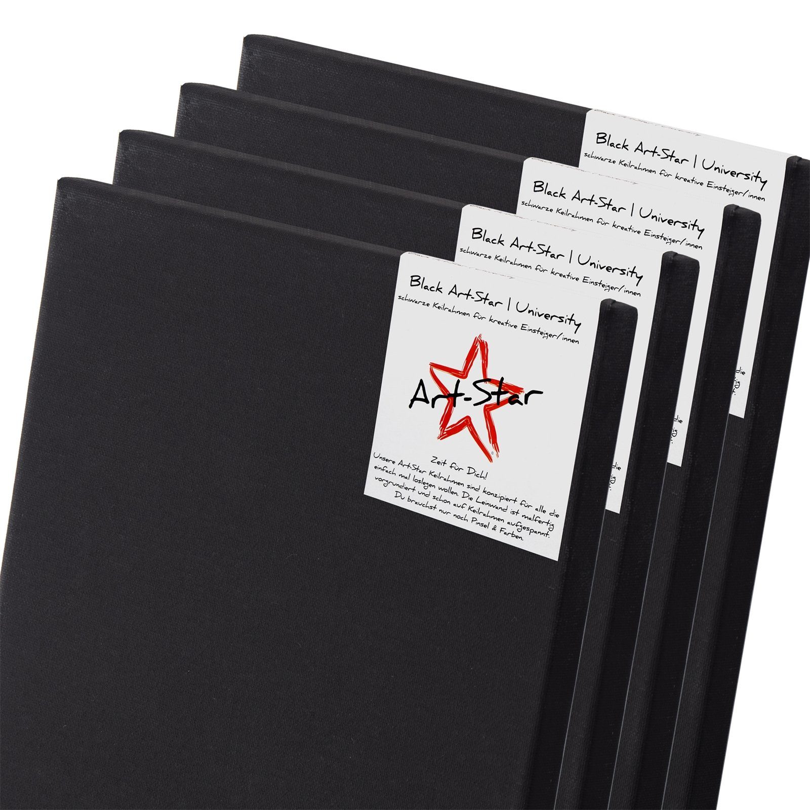 Art Star Keilrahmen 4 ART-STAR UNIVERSITY BLACK LEINWÄNDE 50x60 cm, bespann günstig online kaufen