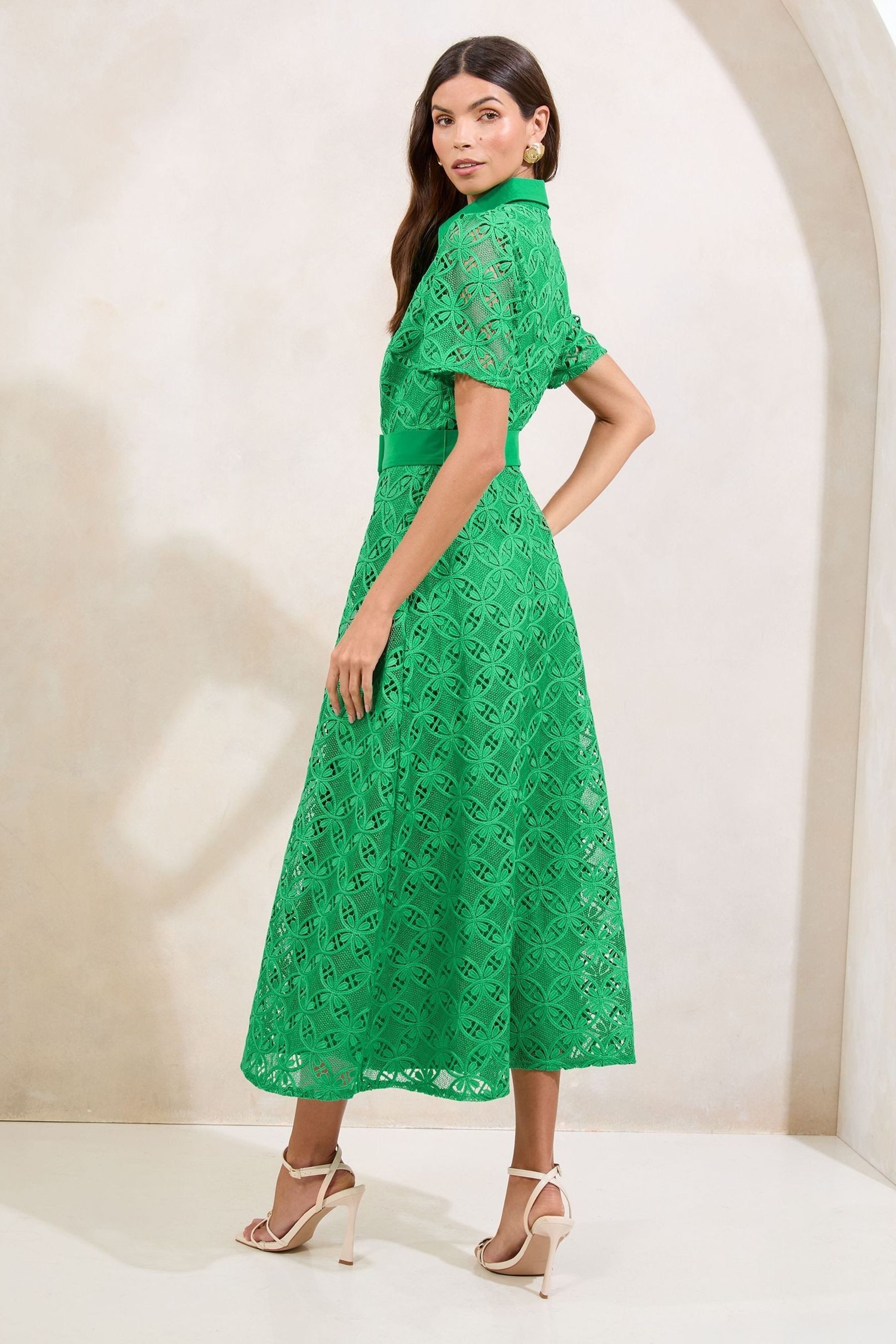 LIPSY Spitzenkleid Lipsy Premium Hemdblusenkleid, Regular (1-tlg) günstig online kaufen