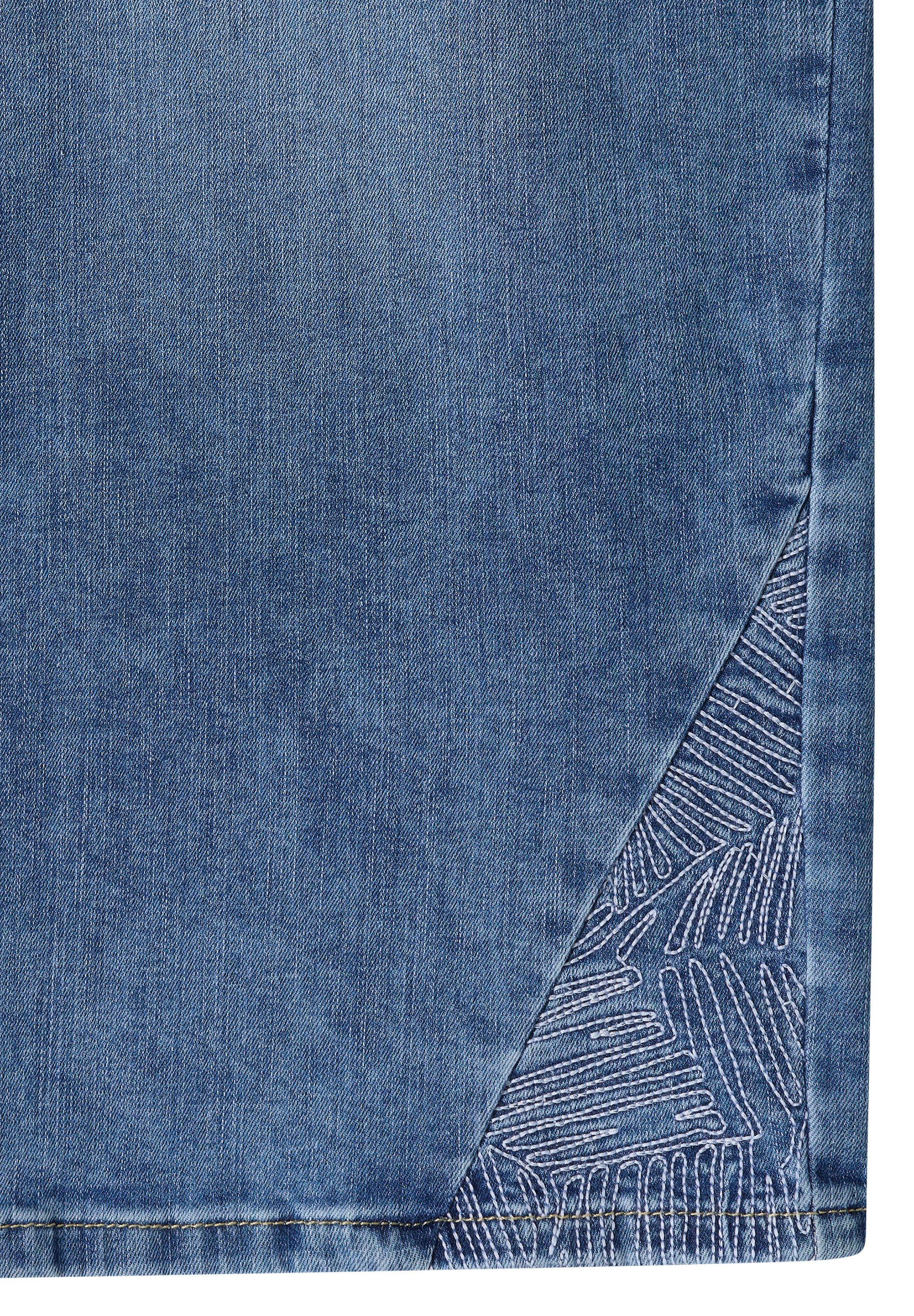 CECIL Loose-fit-Jeans aus Baumwolle mit Stretchanteil