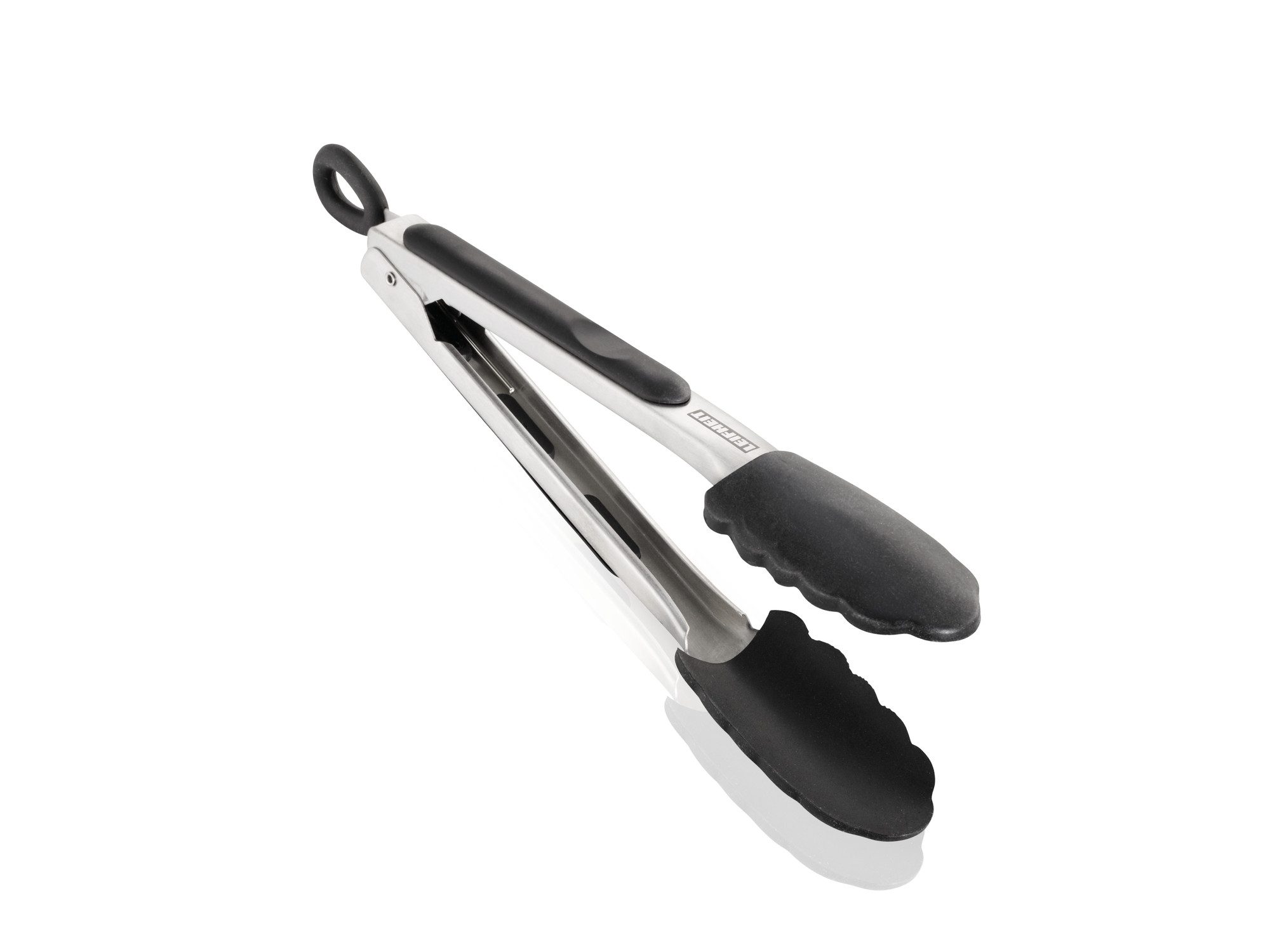 Leifheit Grillzange Küchen-und Grillzange 23 cm, Griff aus Edelstahl, 23 cm lang, Aufhängeöse