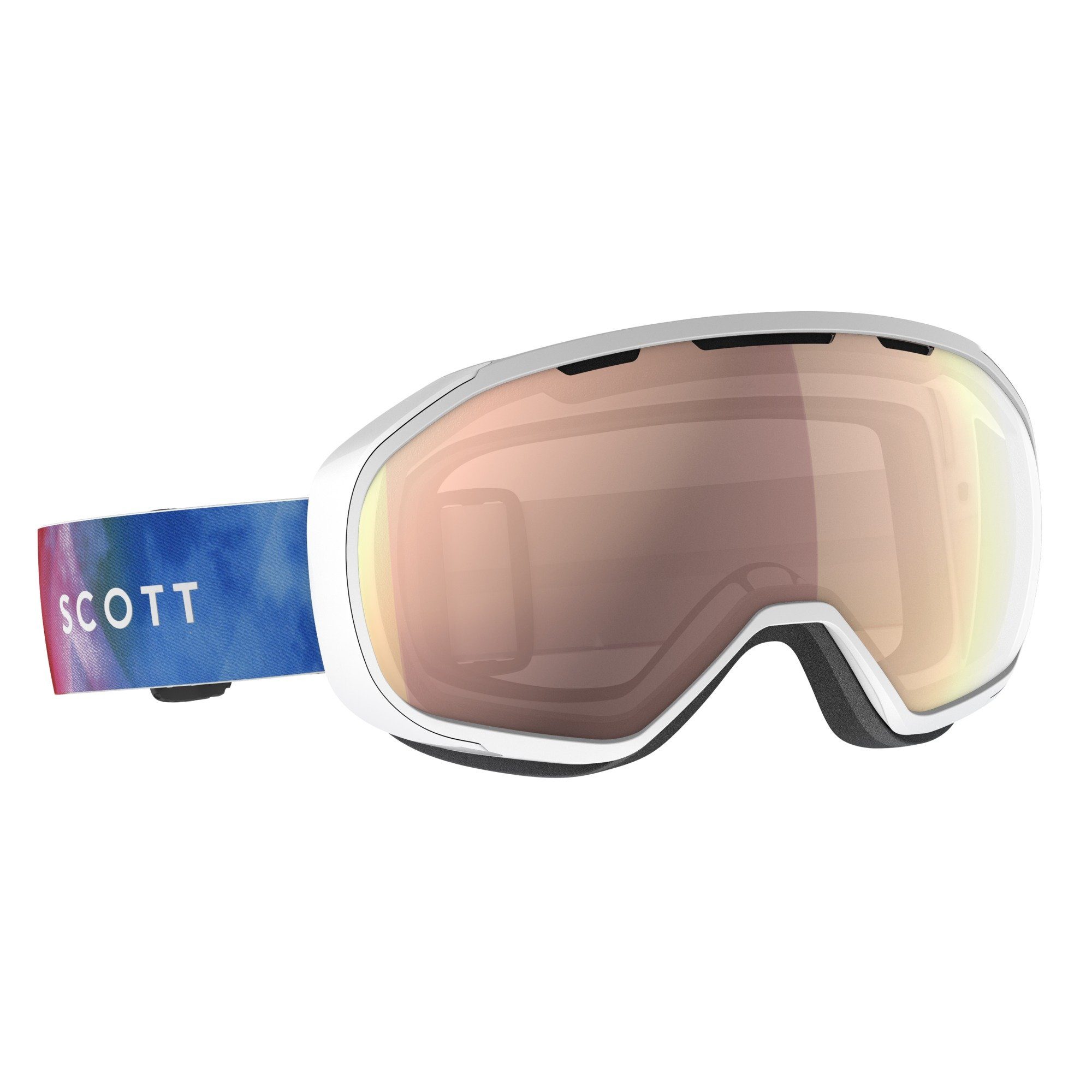 Skibrille blau/rot/rosa Scott SCOTT Fix Skibrille