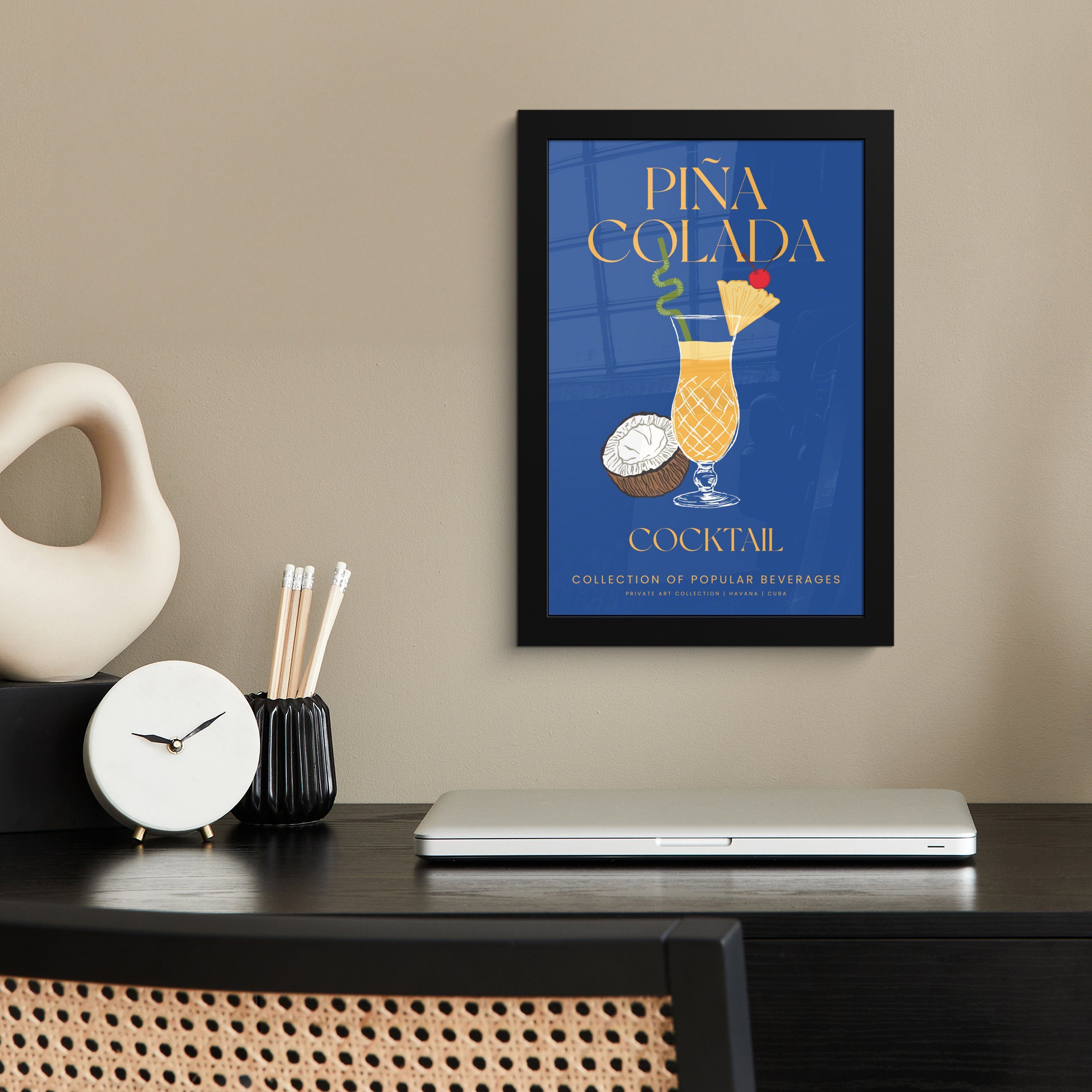 MuchoWow Poster Cocktail - Pina colada günstig online kaufen