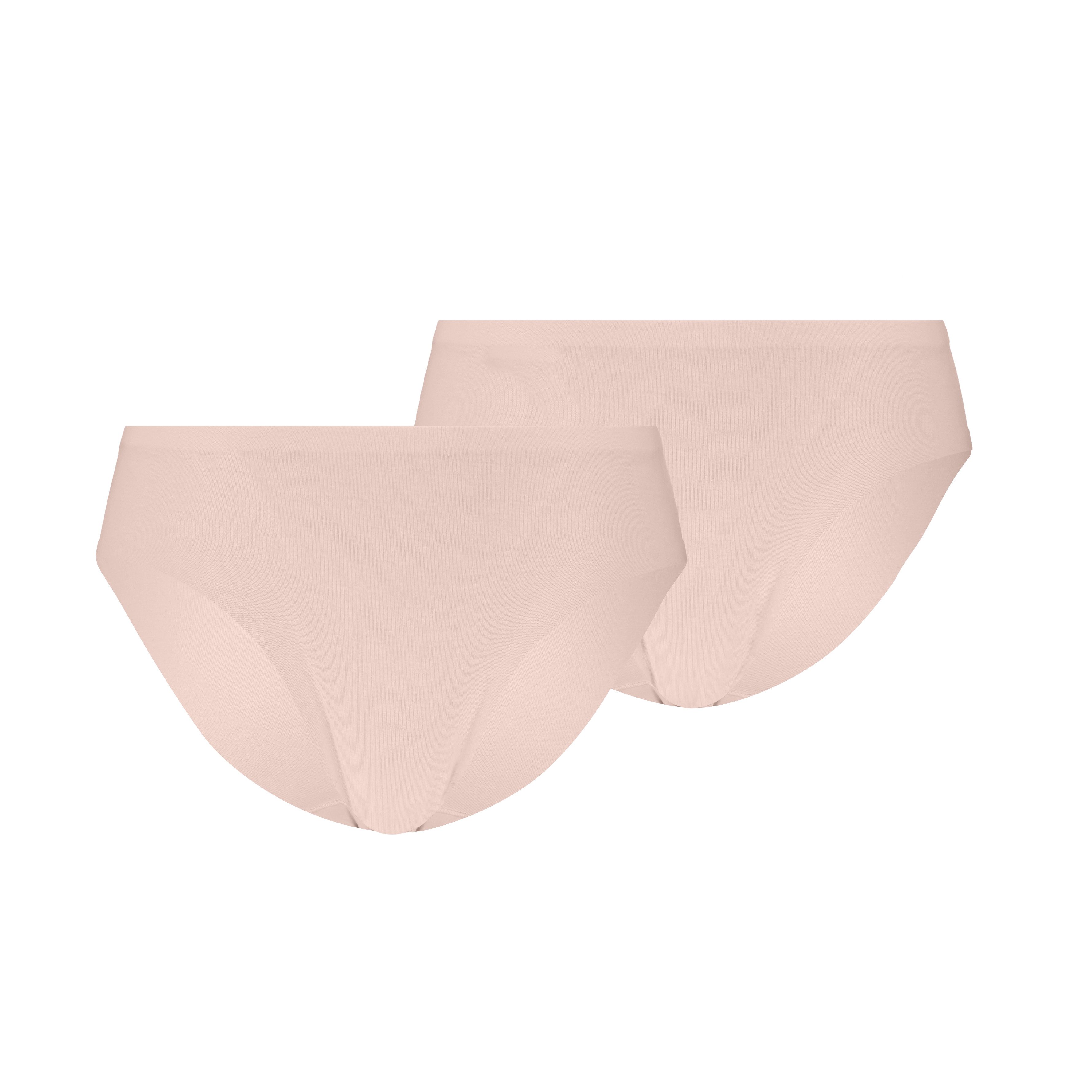 PUMA Slip PUMA WOMEN INVISIBLE COTTON BRIEFS 2P (2er Pack) nahtlose Ränder für eine unsichtbare Passform