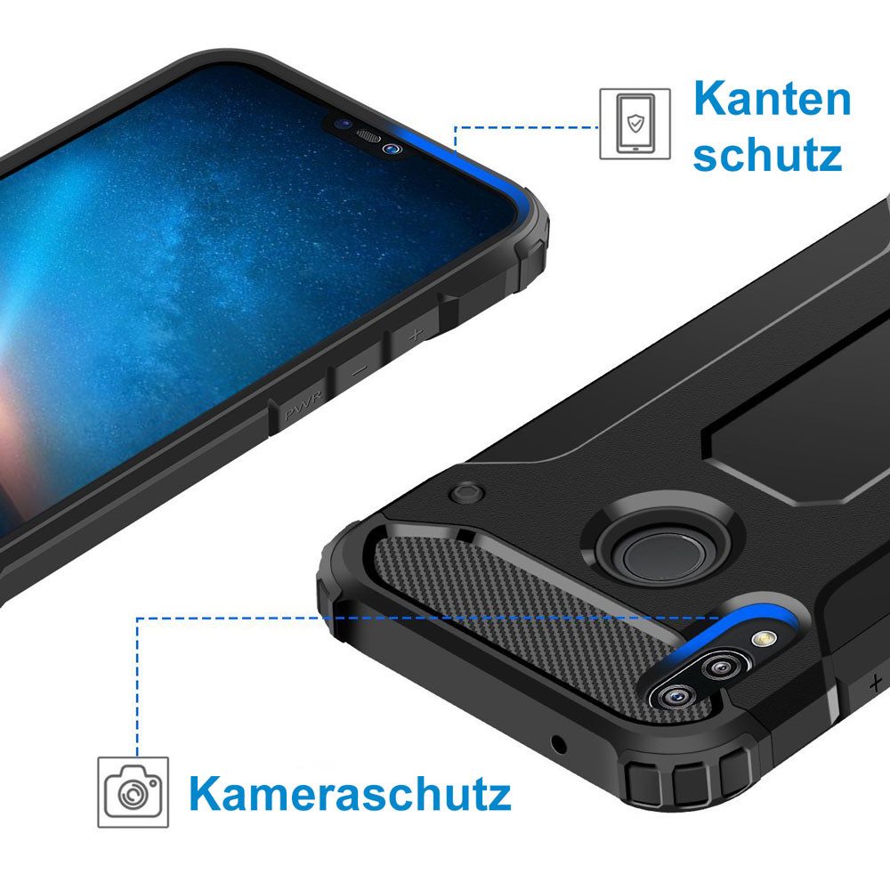 FITSU Handyhülle Outdoor Case für Huawei Hülle Robuste Schutzhülle Cover Bumper, Hülle für Huawei P30 Pro, P30, P30 Lite, Mate 20 Lite, P20, P20 Lite