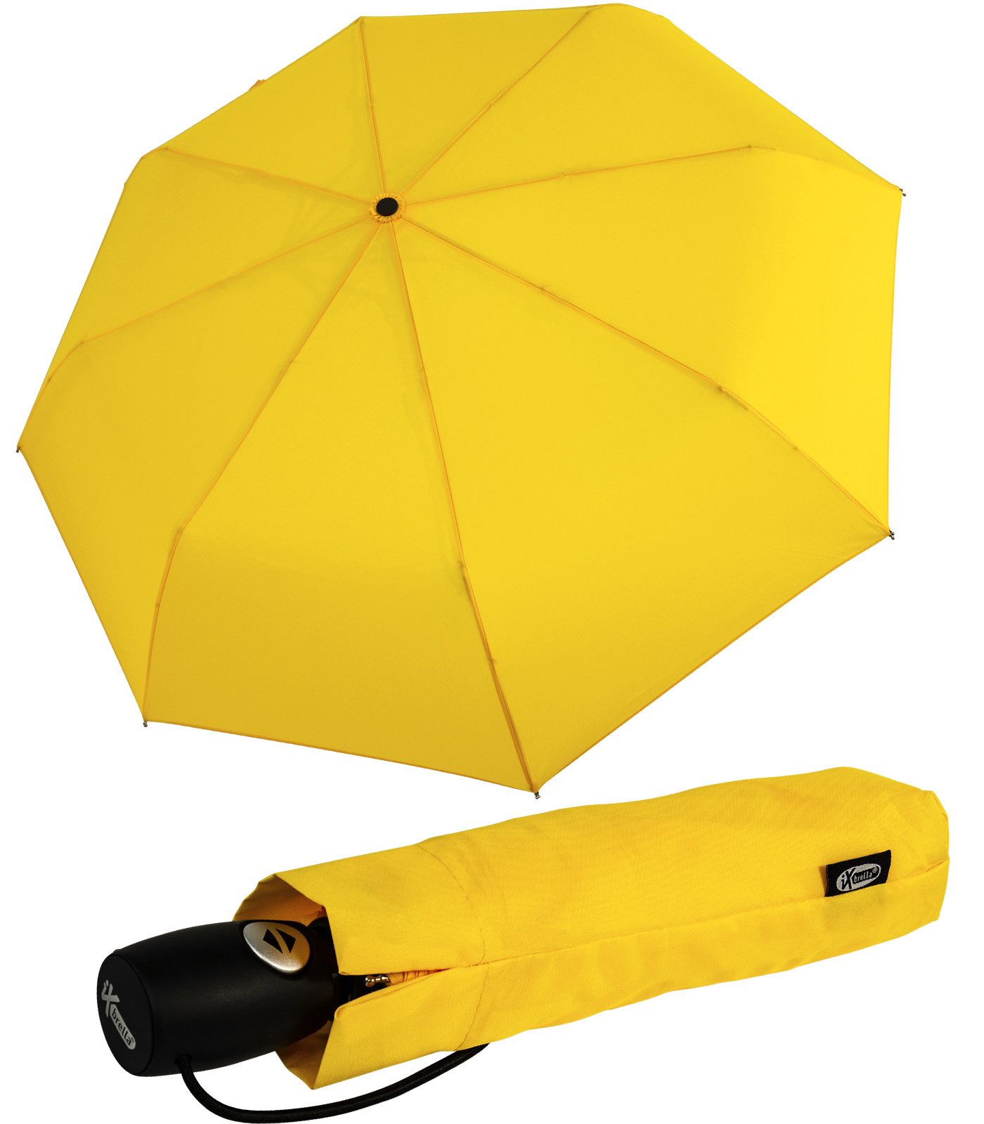 Taschenregenschirm Mid Class - mit Auf-Zu-Automatik in vielen Farben
