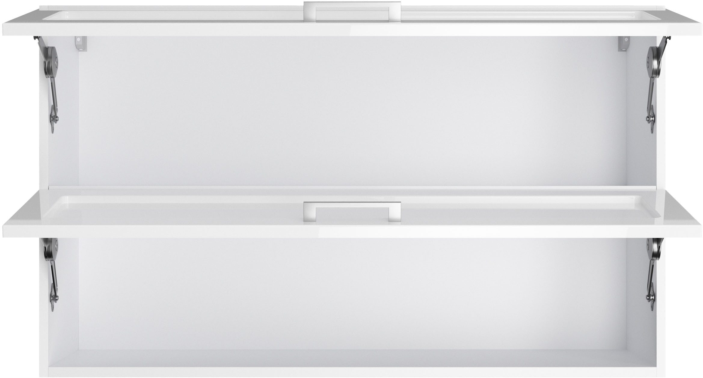 KOCHSTATION Klapphängeschrank KS-Milan Klapphängeschrank 100 cm, matte oder hochglänzende Fronten – Bild 3 von 5