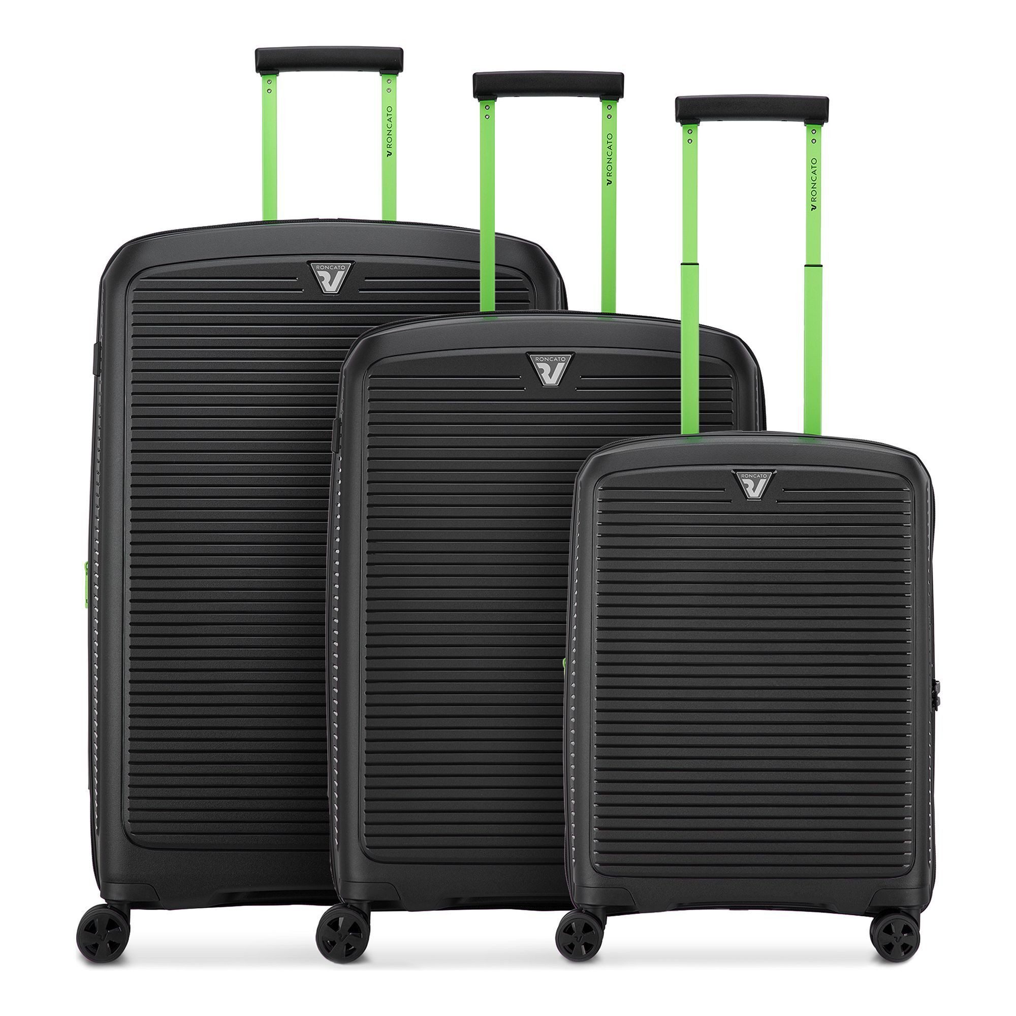 RONCATO Trolleyset Arcade, 4 Rollen, (3-teilig, 3 tlg), Polypropylen