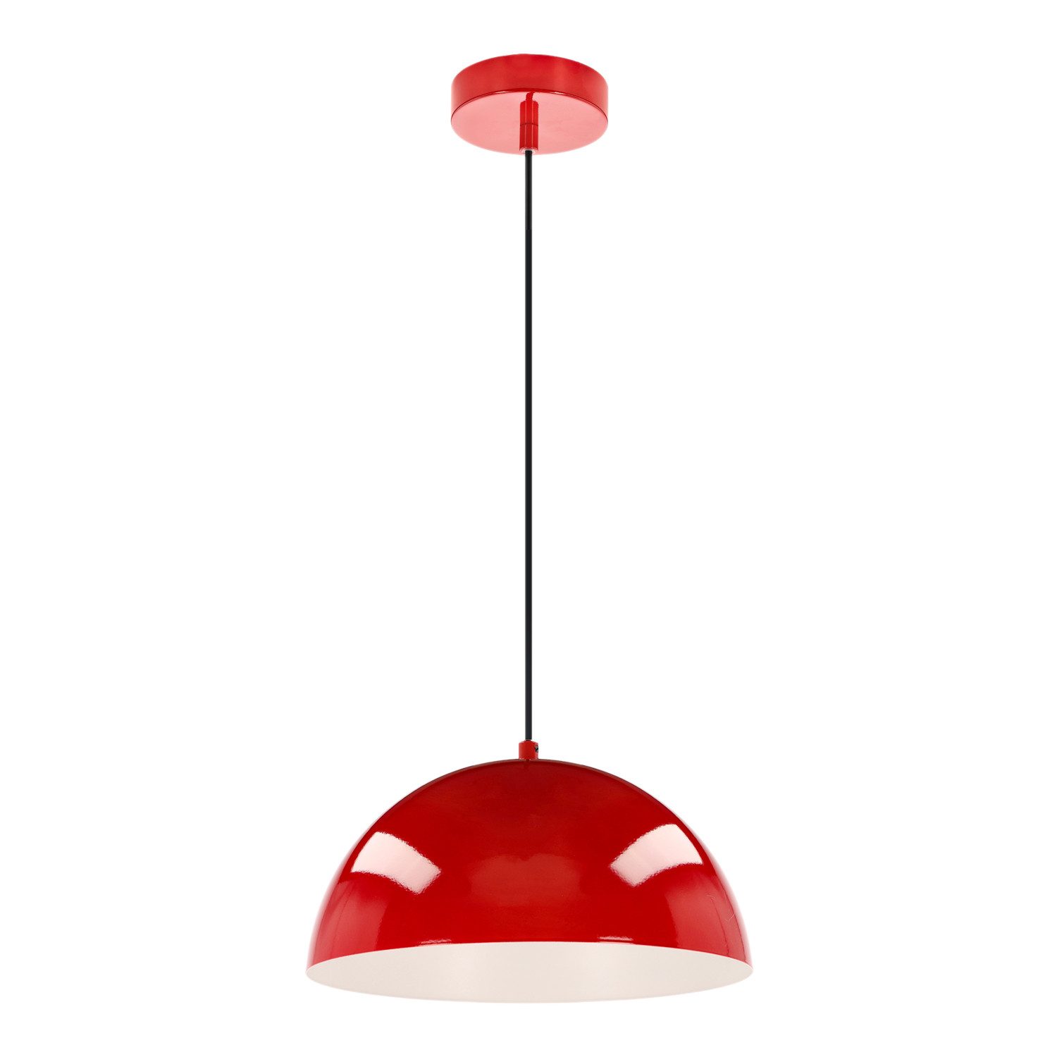 LED Universum Pendelleuchte "Jada" rot, 40W, Höhenverstellbar günstig online kaufen