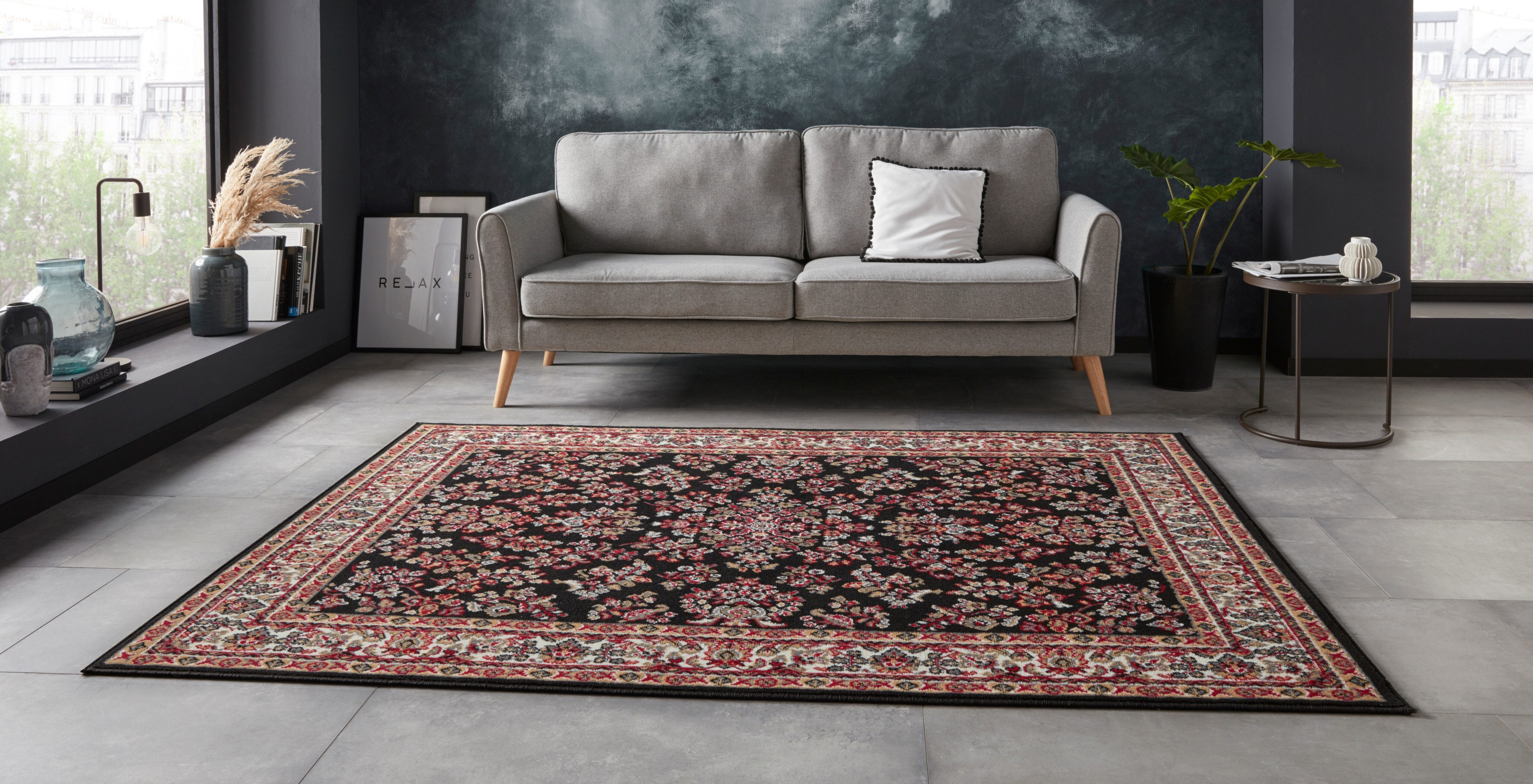 my home Teppich Halton, rechteckig, Höhe: günstig online kaufen