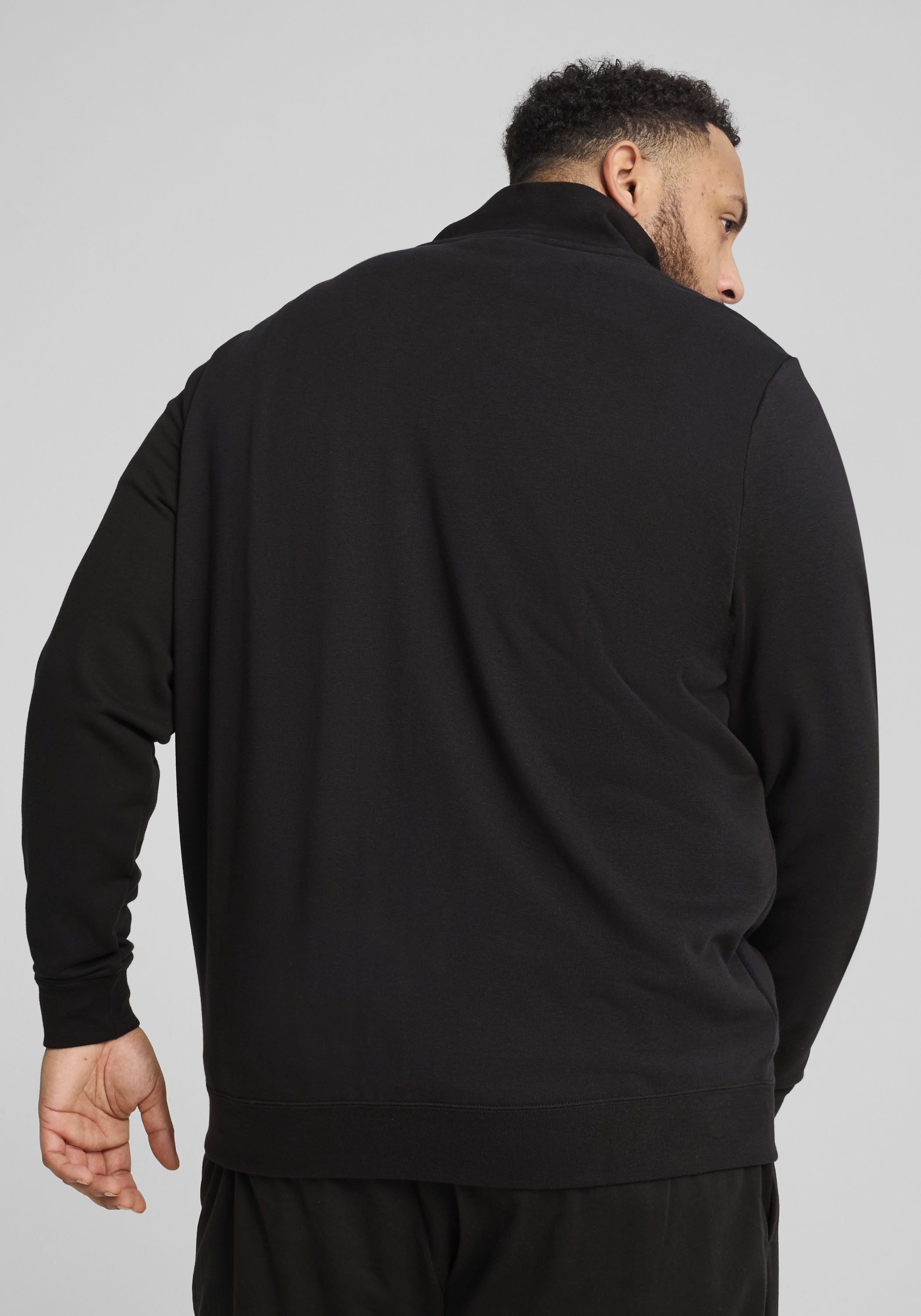 PUMA Trainingsjacke ESS NO 1 LOGO TRACK JACKET TR mit Stehkragen, Regular Fit, mit Kängurutasche, mit Reißverschluss