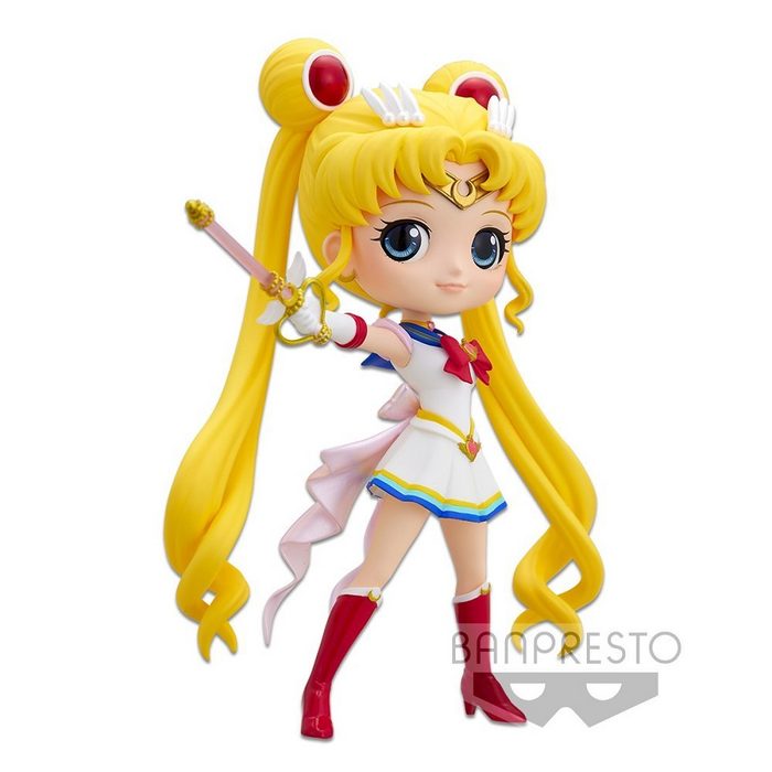 Banpresto Dekofigur Sailor Moon Eternal Q Posket Minifigur Super Sailor Moon 14 cm