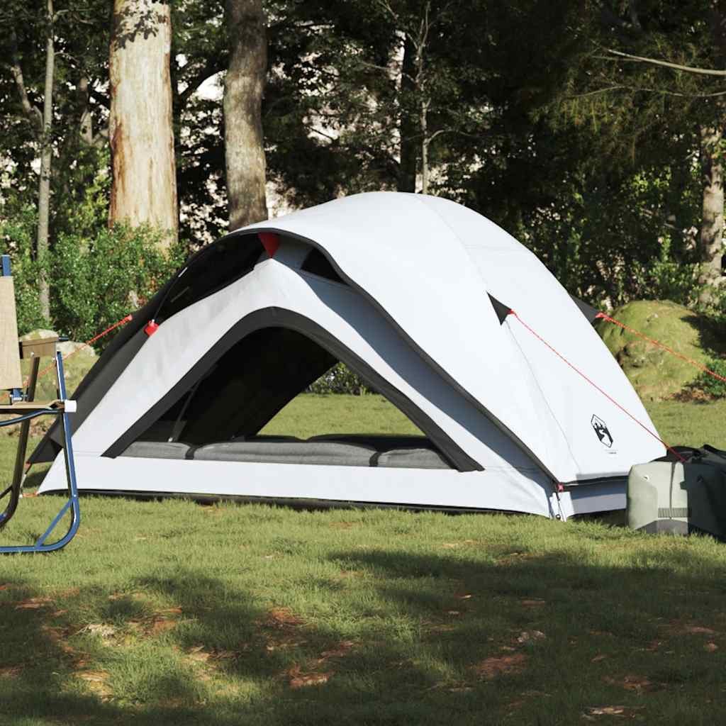 furnicato Faltzelt Campingzelt 213 x 84 x 100 cm Weiß, (1 tlg), Wetterfestes Wanderzelt mit Verdunkelungsstoff und Tragetasche