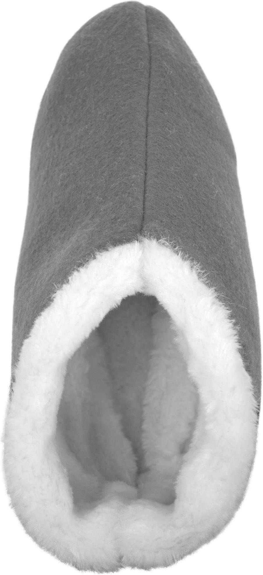 normani Herren-Fleece-Slipper Hausschuhe Hausschuh (1 Paar) weiches Fellimitat