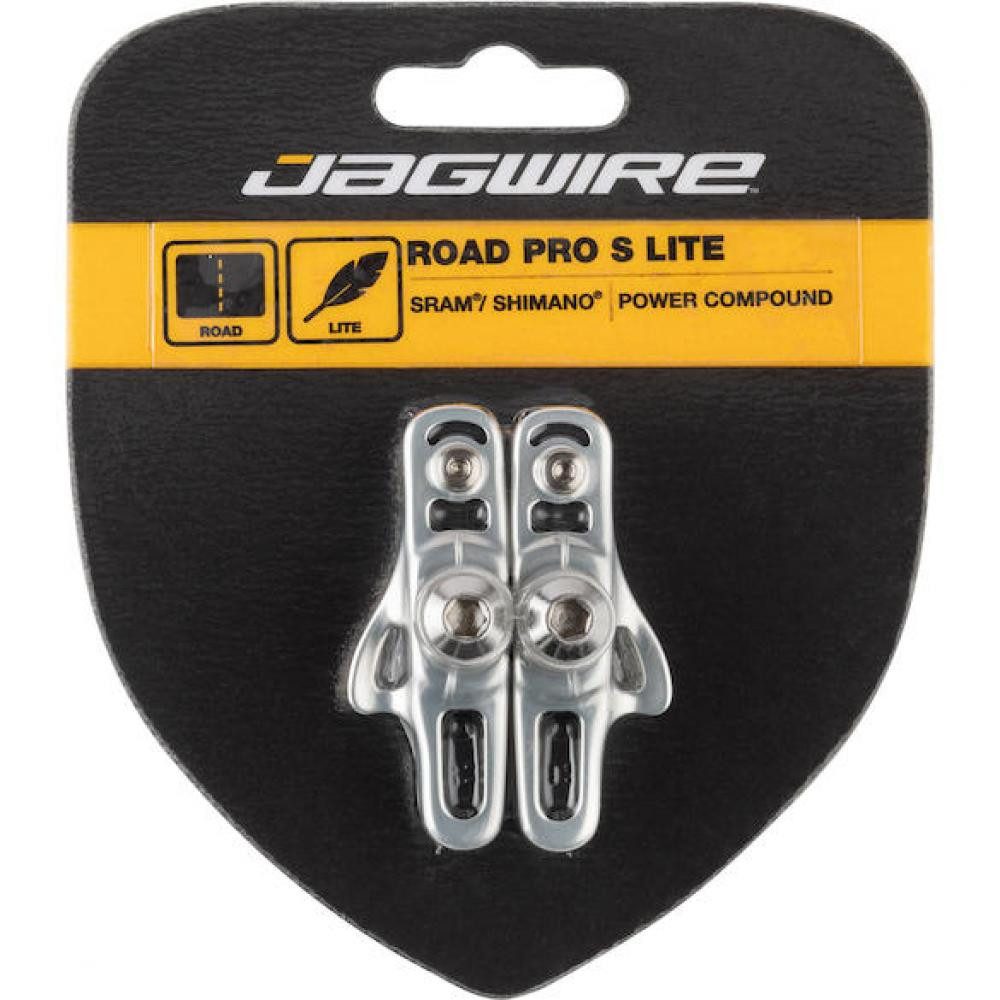 Jagwire Felgenbremse Jagwire Road Pro Cartridge Bremsschuhe Silber - Leichte Bremsschuhe fü