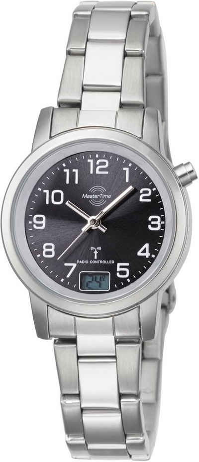 MASTER TIME Funkuhr Basic, MTLA-10695-21M, Armbanduhr, Quarzuhr, Damenuhr, Datum
