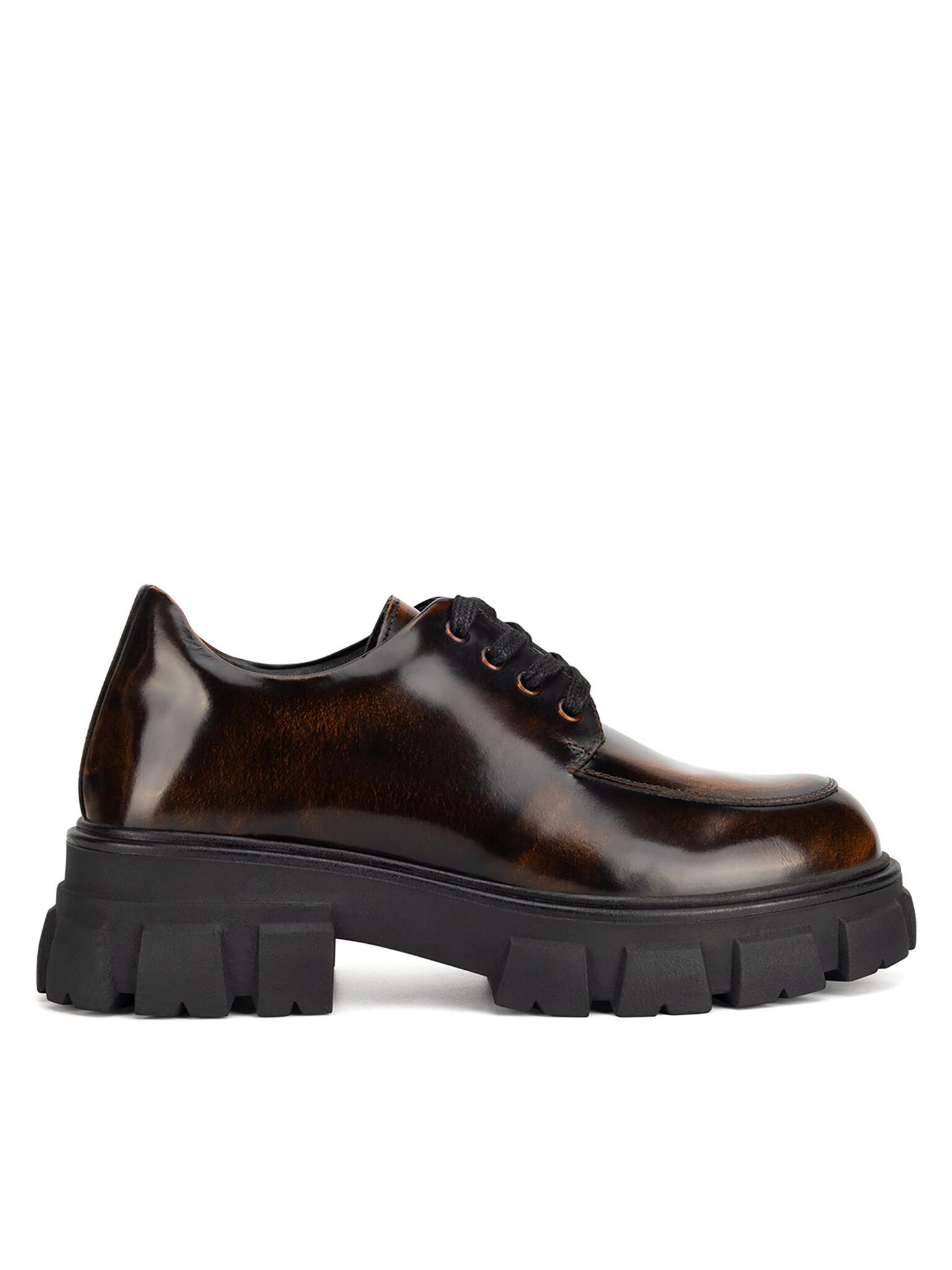 Badura Badura Halbschuhe Damen ELANA-01W1-001 Braun Schnürschuh