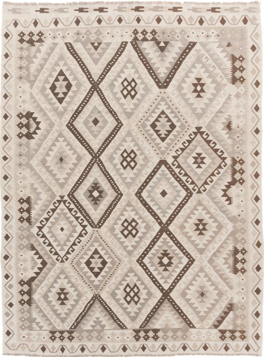 Orientteppich Kelim Afghan Heritage 209x282 Handgewebter Moderner Orientteppich, Nain Trading, rechteckig, Höhe: 3 mm | Kurzflor-Teppiche