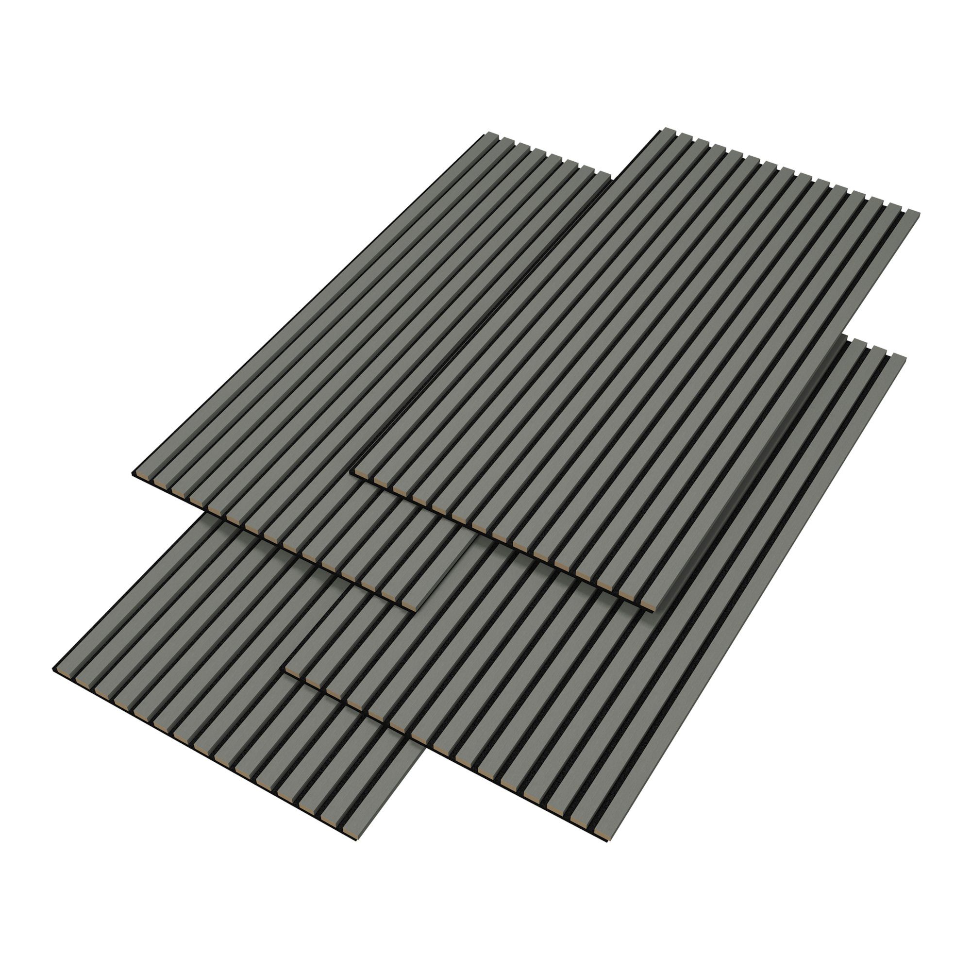 neu.holz 3D Wandpaneel, (Set, 4-tlg) »Vang« Akustik Wandpaneel im 4er Set E günstig online kaufen