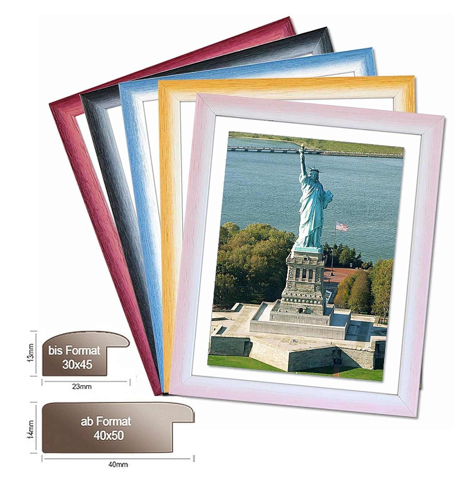 Bilderrahmen Neumann Einzelrahmen Holzrahmen NEW YORK, günstig online kaufen