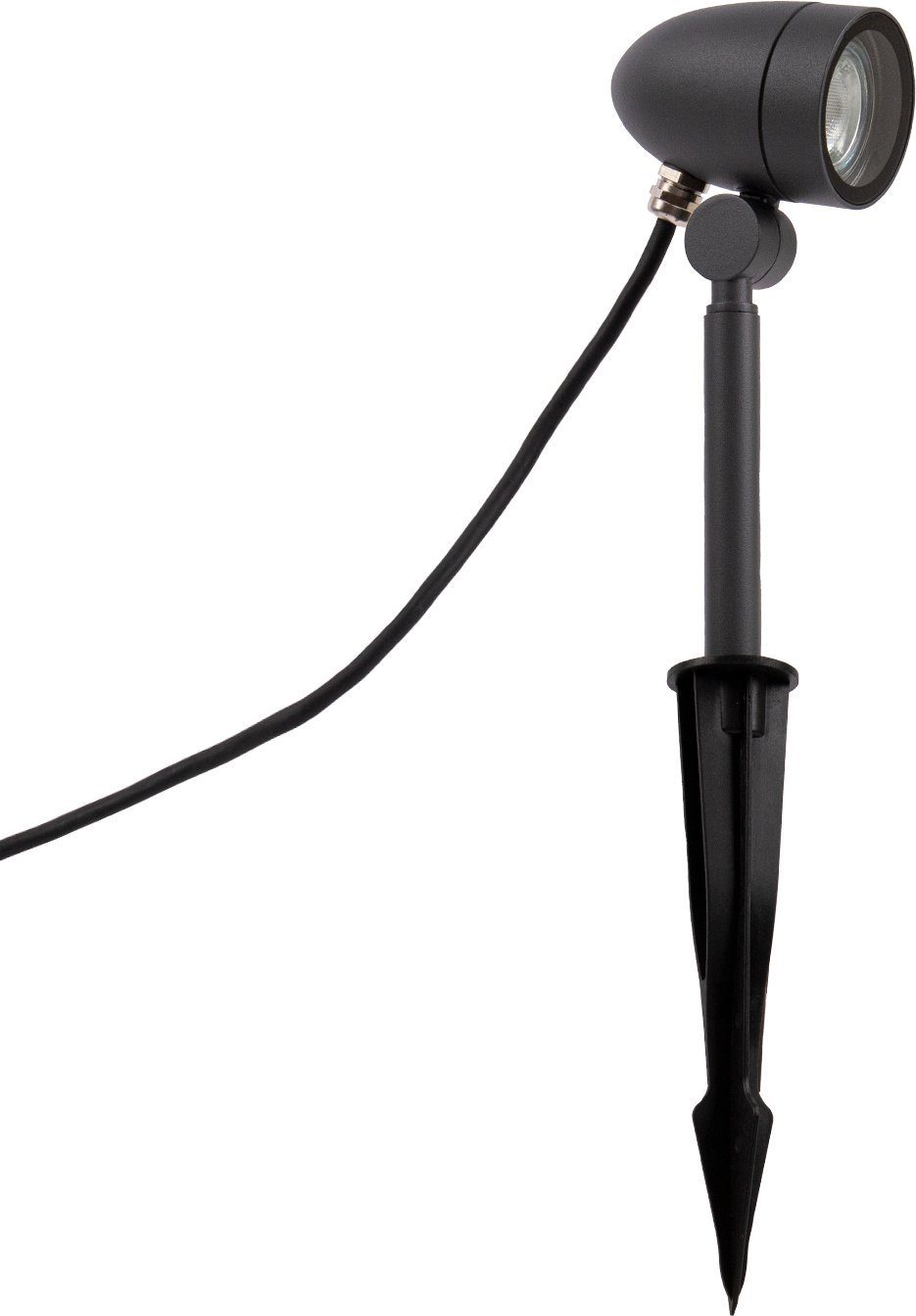 Spot Kabel Leuchte Paco Home Gartenstrahler Luspo, ohne 1,5m Outdoorleuchte Leuchtmittel, Stecker GU10 Erdspieß Mit