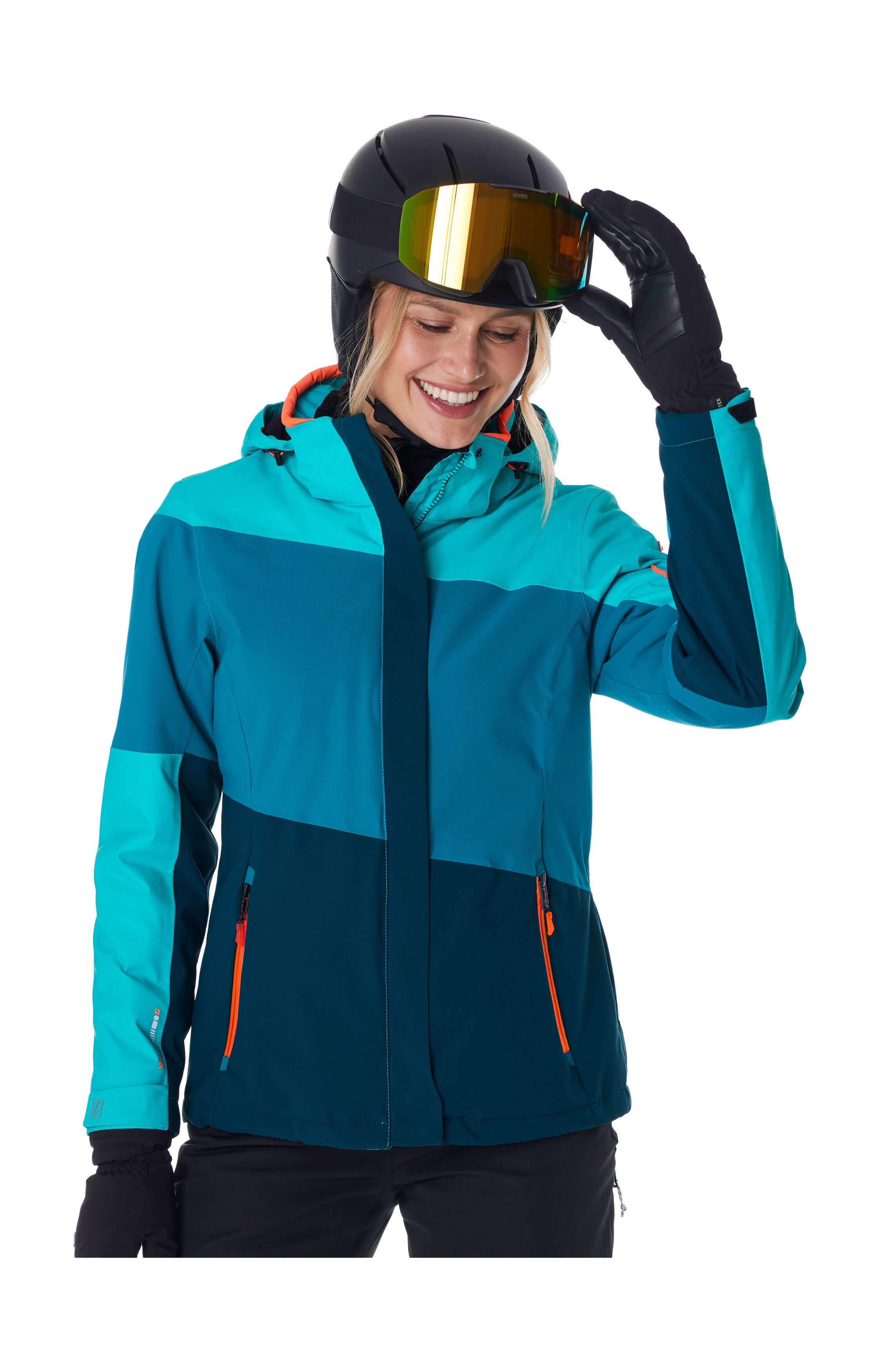 Killtec Skijacke KSW 67 WMN SKI JCKT Damen Skijacke: wasserdicht, atmungsaktiv, abnehmbare Kapuze