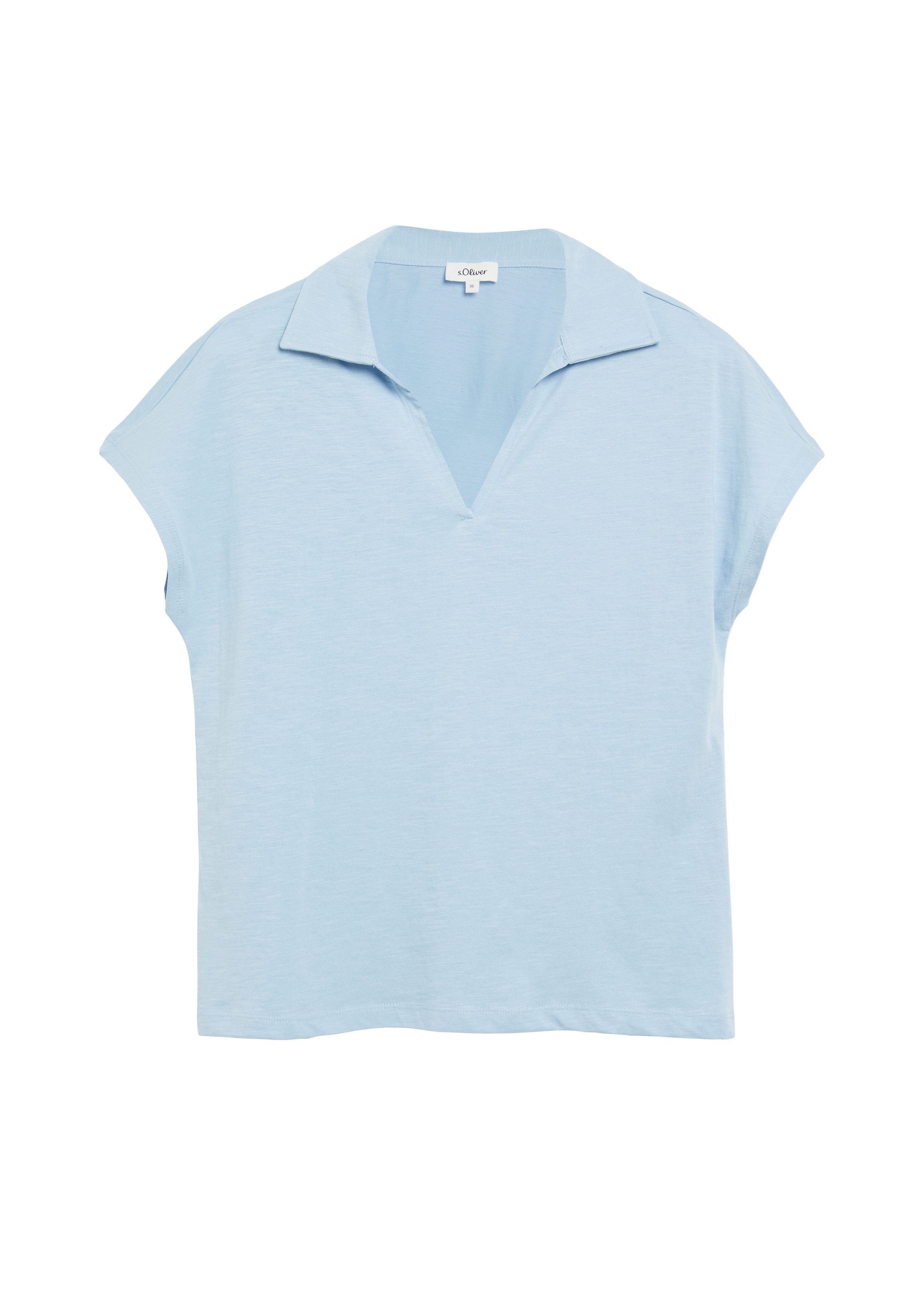 s.Oliver Poloshirt Sommershirt mit Polokragen – Bild 4 von 4