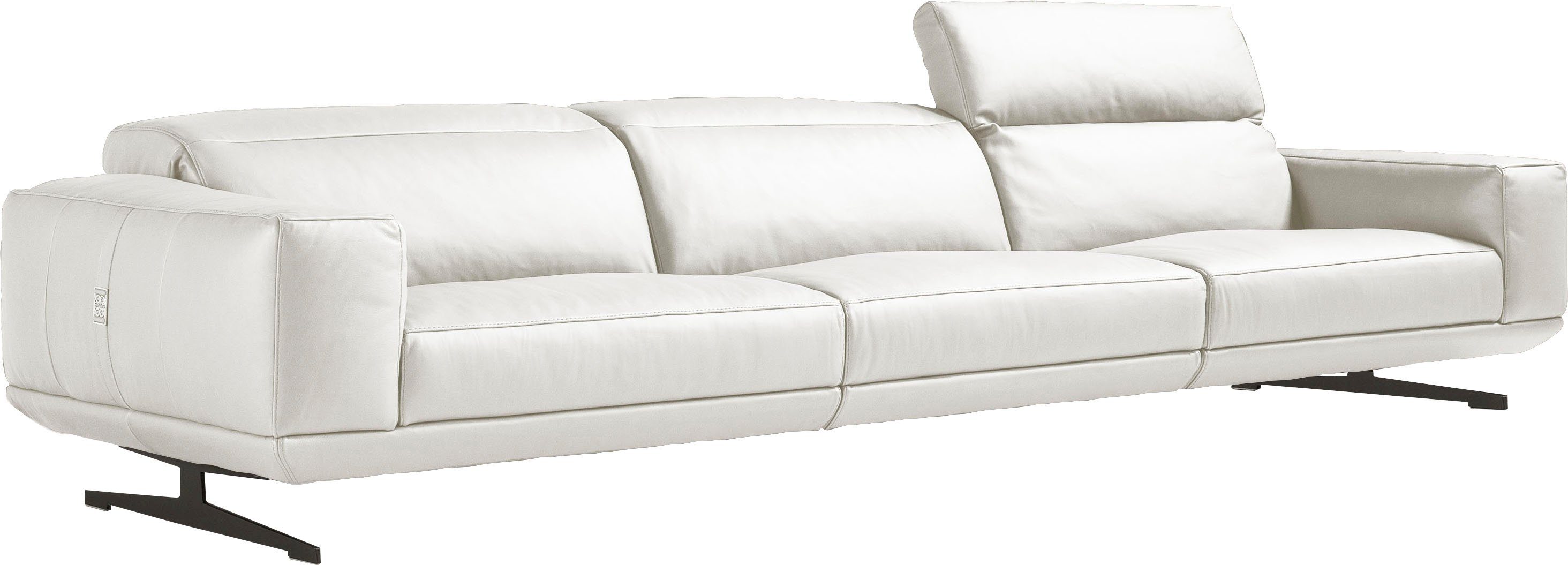 Egoitaliano 3-Sitzer Gloria, super bequem, hochwertige Verarbeitung, edles Design, Megasofa, beidseitig verstellbare Rückenelemente, mit Designmetallfüßen