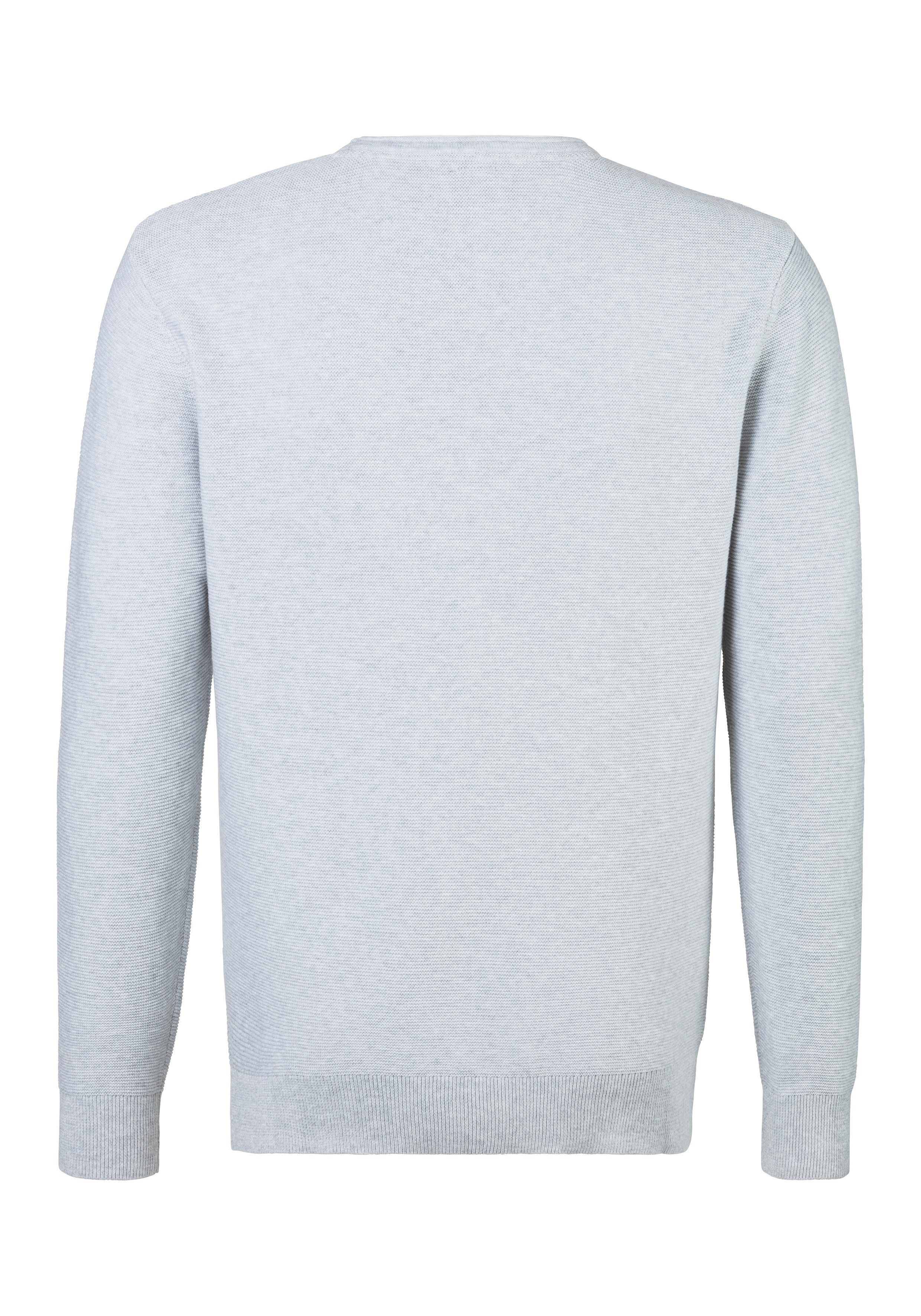 AUTHENTIC LE JOGGER Strickpullover mit Double-Layer Optik, Pullover aus reiner Baumwolle