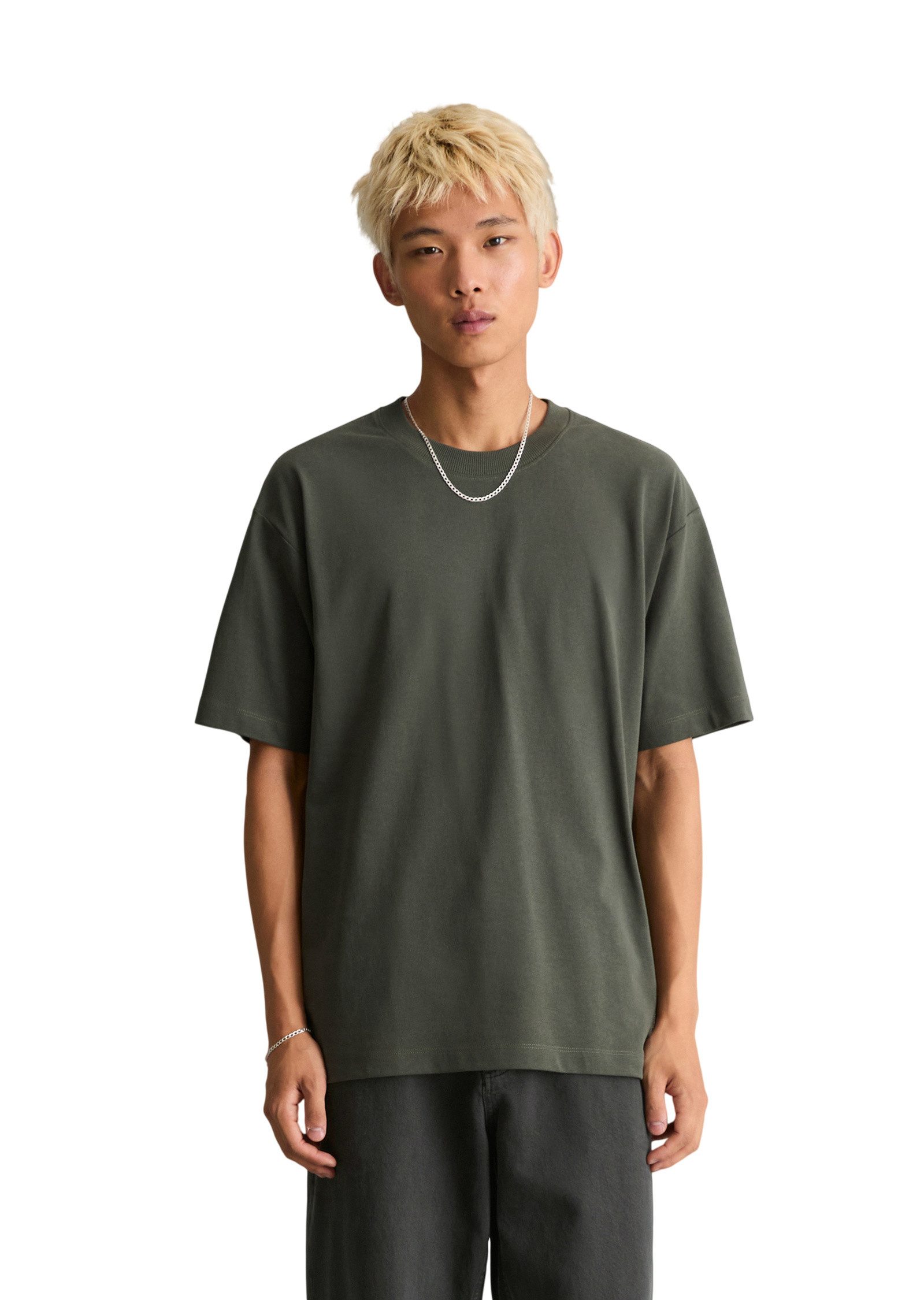 Marc O'Polo DENIM T-Shirt aus schwerem Bio-Baumwoll-Jersey