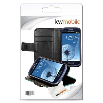 kwmobile Handyhülle Wallet Case für Samsung Galaxy S3 Mini i8190, Hülle mit Ständer Kartenfächer - Handyhülle