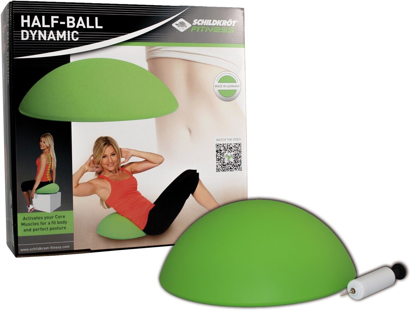 Schildkröt-Fitness Fitnessmatte SK Fitness HALF-BALL DYNAMIC, inkl.