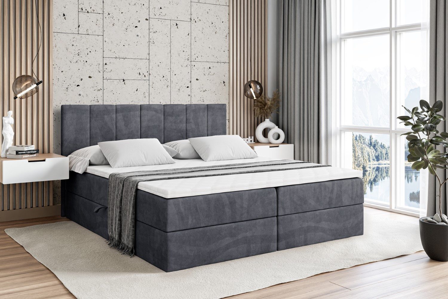 ALTDECOR Boxbett MOETI (Multipocket-Matratze H4, H3 günstig online kaufen