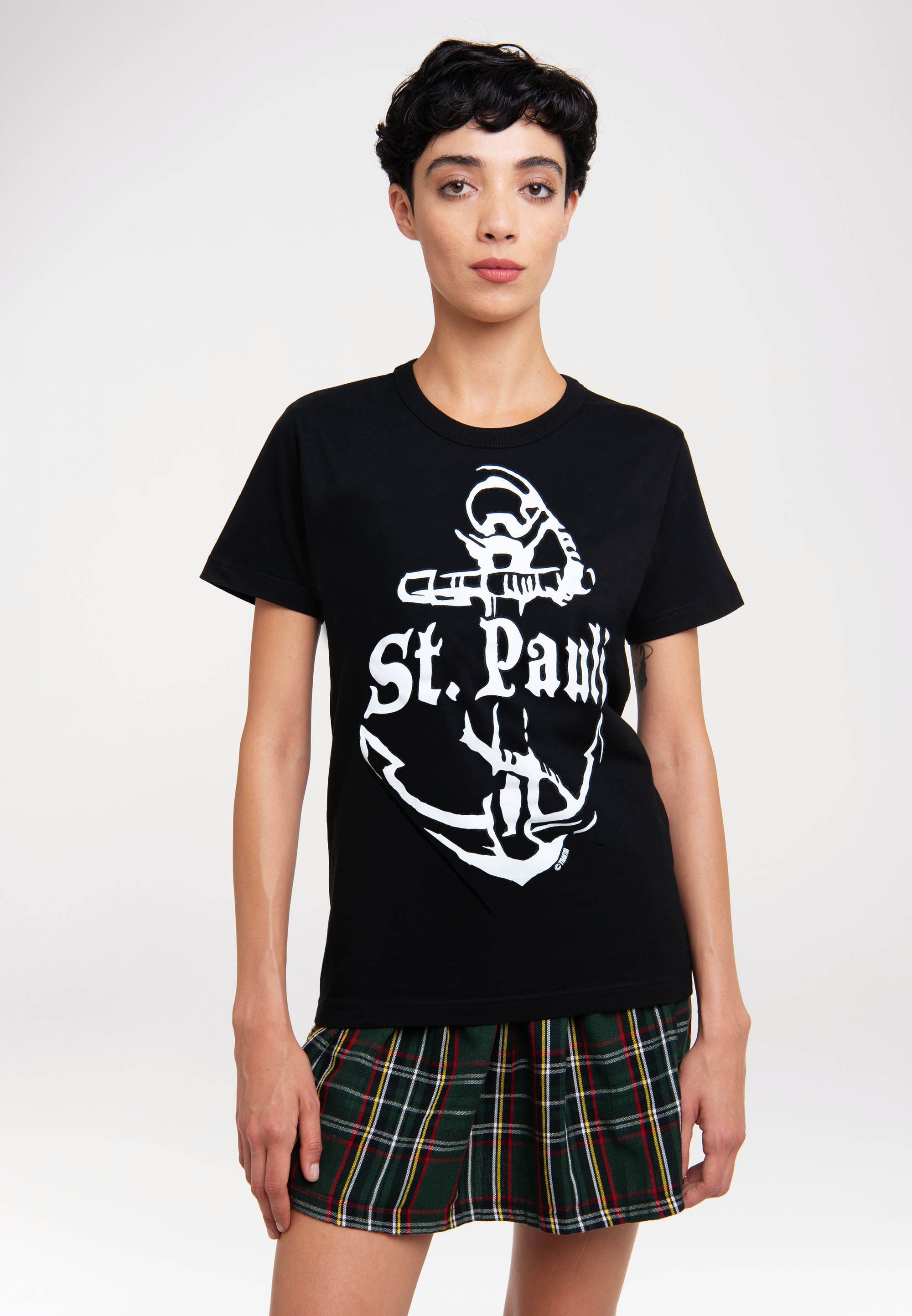 LOGOSHIRT T-Shirt St. Pauli mit coolem St. Pauli-Print