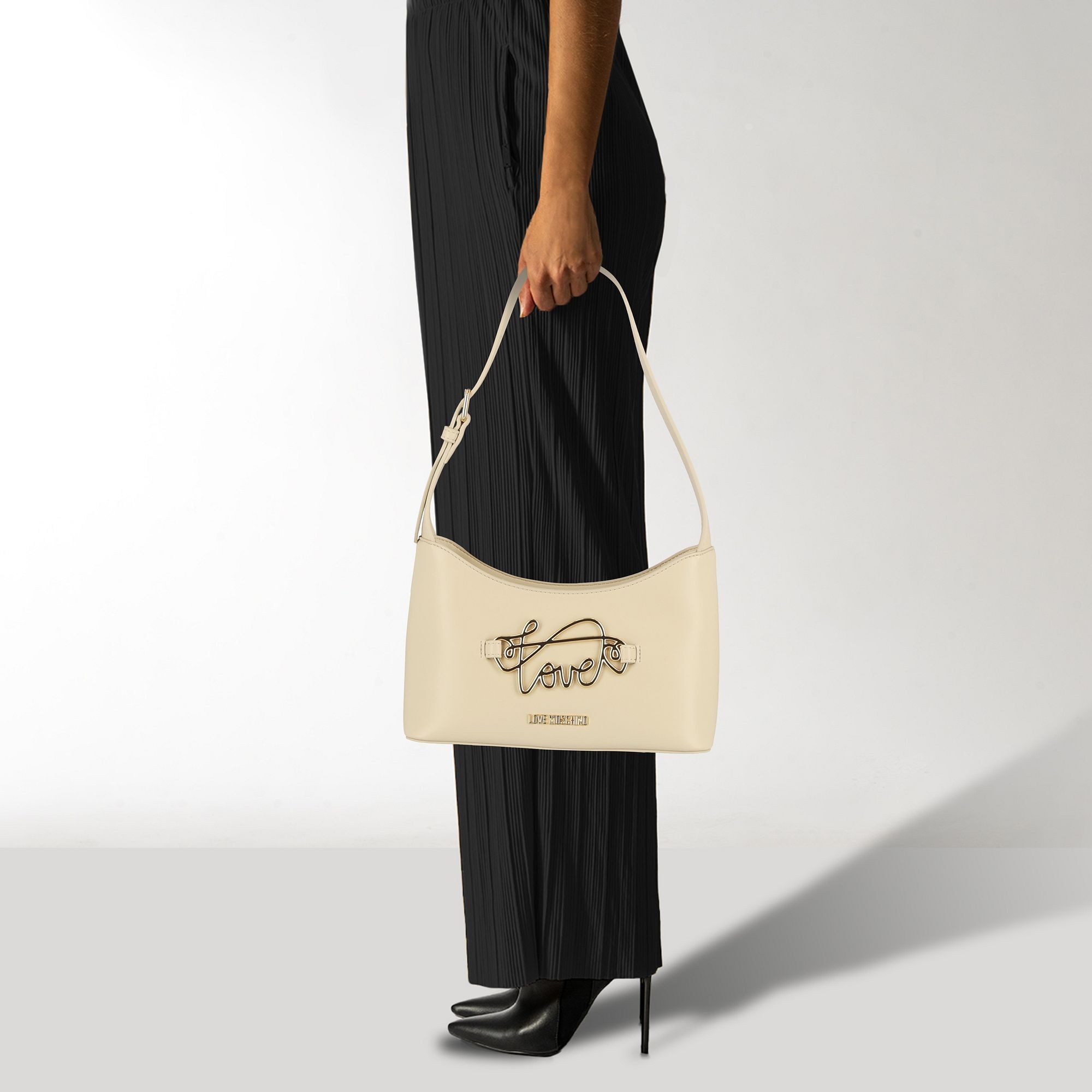 LOVE MOSCHINO Schultertasche Script, Polyurethan